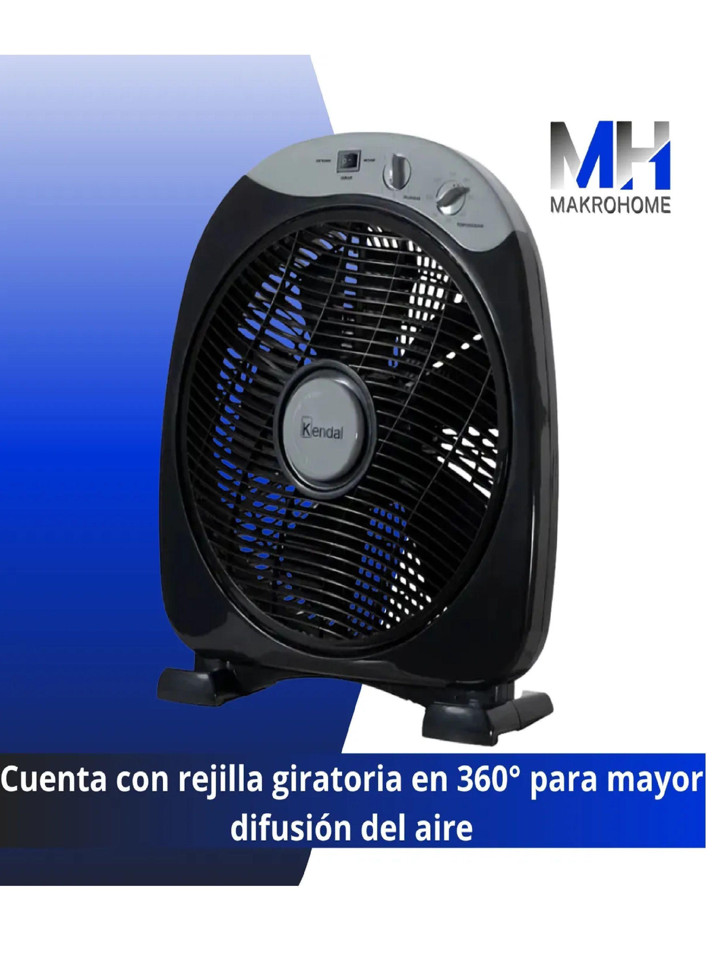 Ventilador Kendal Box 12 Pulgadas Kf-12b3 Negro Con Timer-2