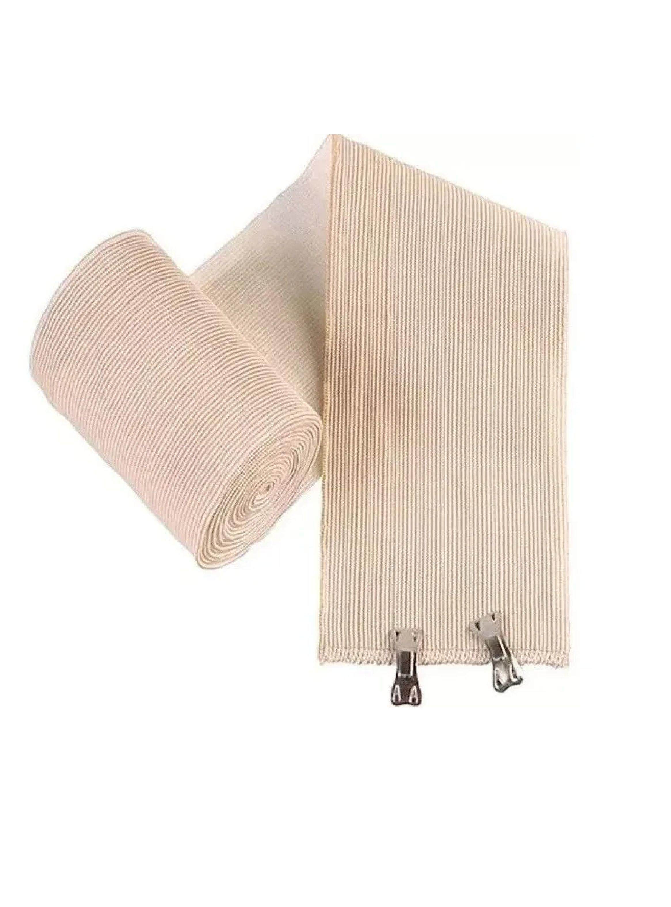 Venda Elástica 10 Cm X 4,5 Mts Cranberry Suave Y Resistente-2