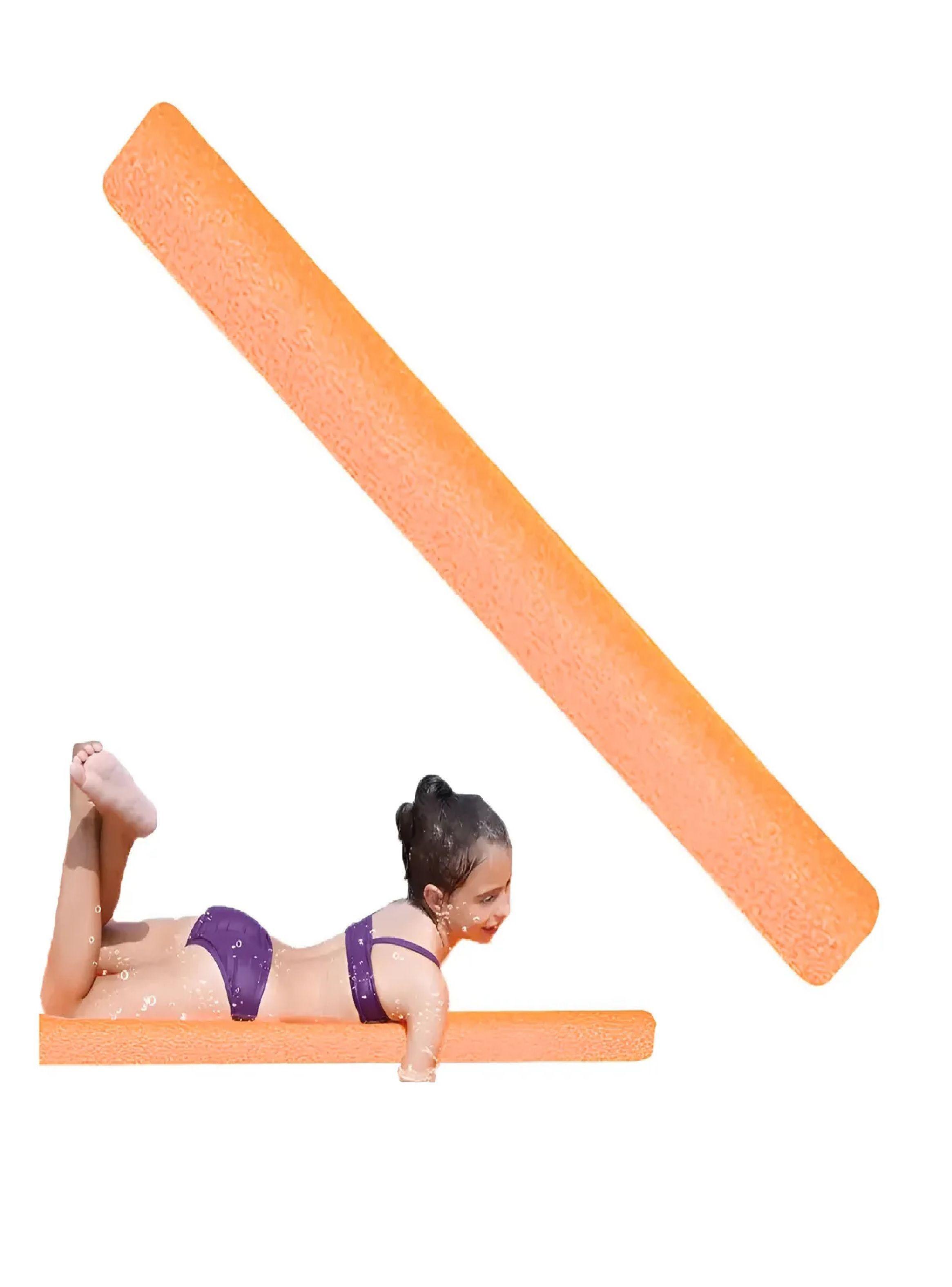 Fideos Flotadores De Espuma Para Piscina Pack X 2 Naranja-2