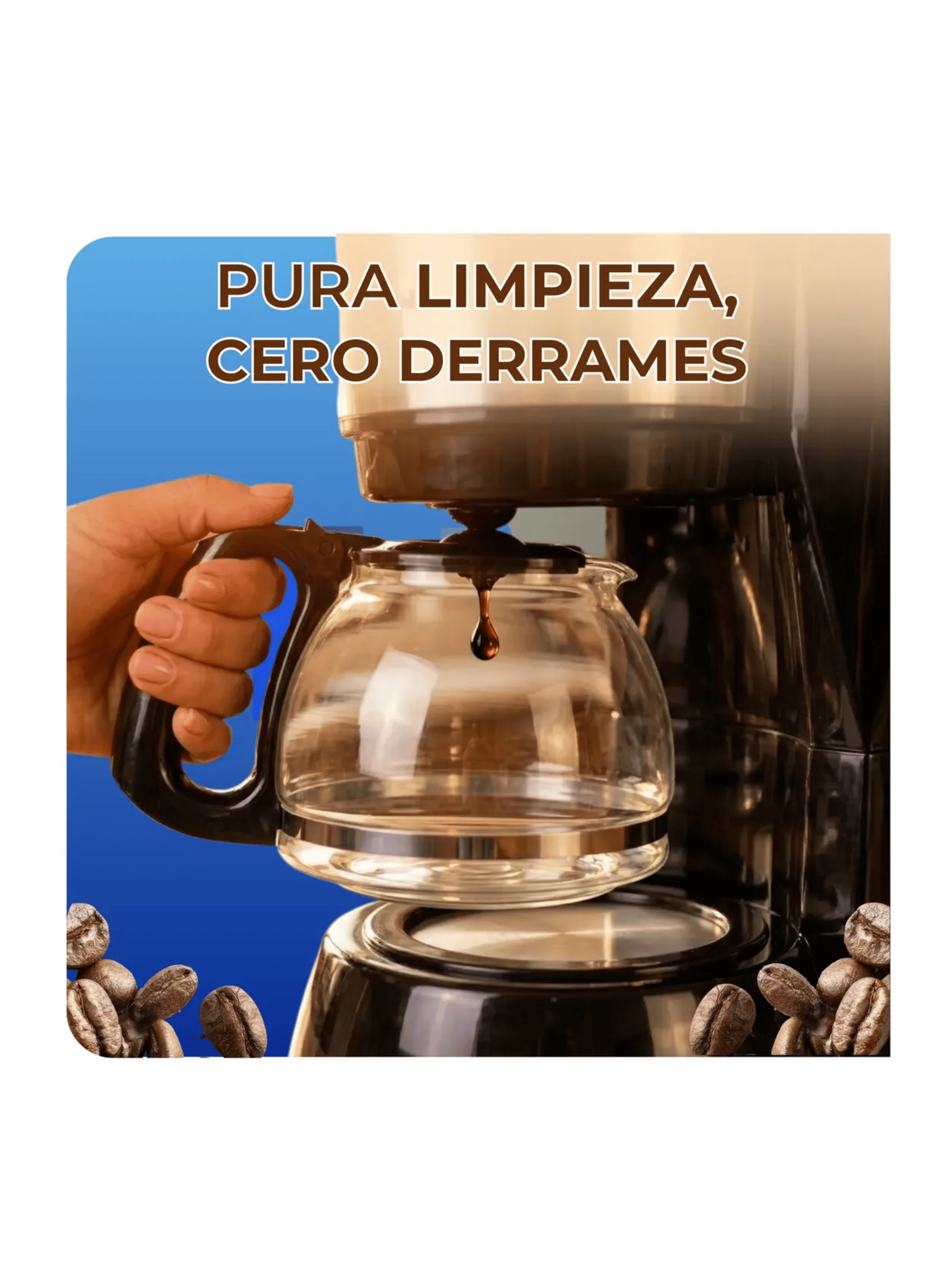 Cafetera De Goteo Sindelen 6 Tazas 750ml Filtro Permane-5