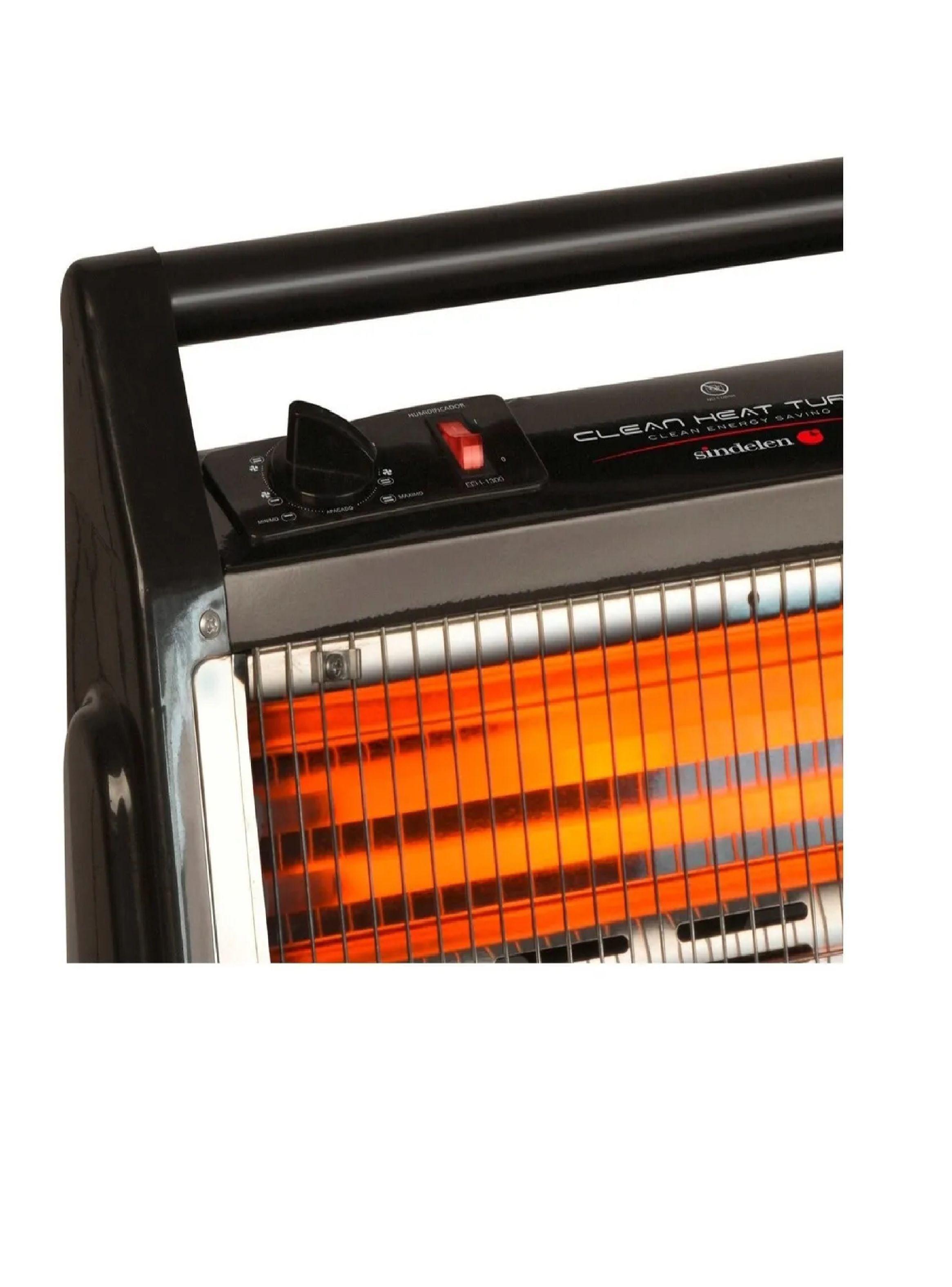 Calefactor Convector Portatil Eeh-1300 Sindelen Color Negro-3