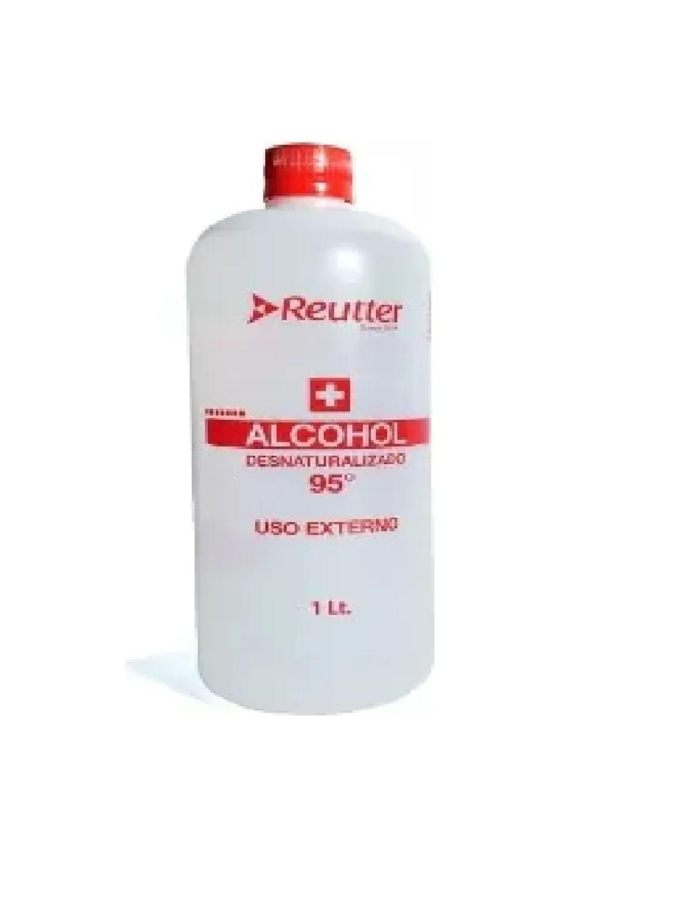 Alcohol Desnaturalizado 95° Cranberry 1 Litro Uso Externo-2