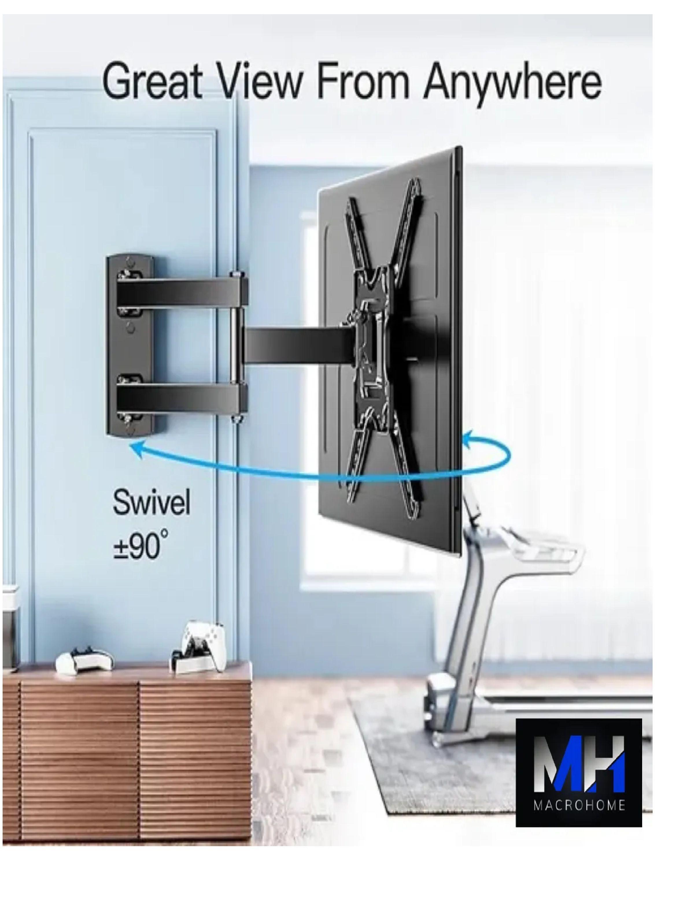 Soporte Brazo Articulado Tv 23-55 Led Al Muro + Cable Hdmi-5