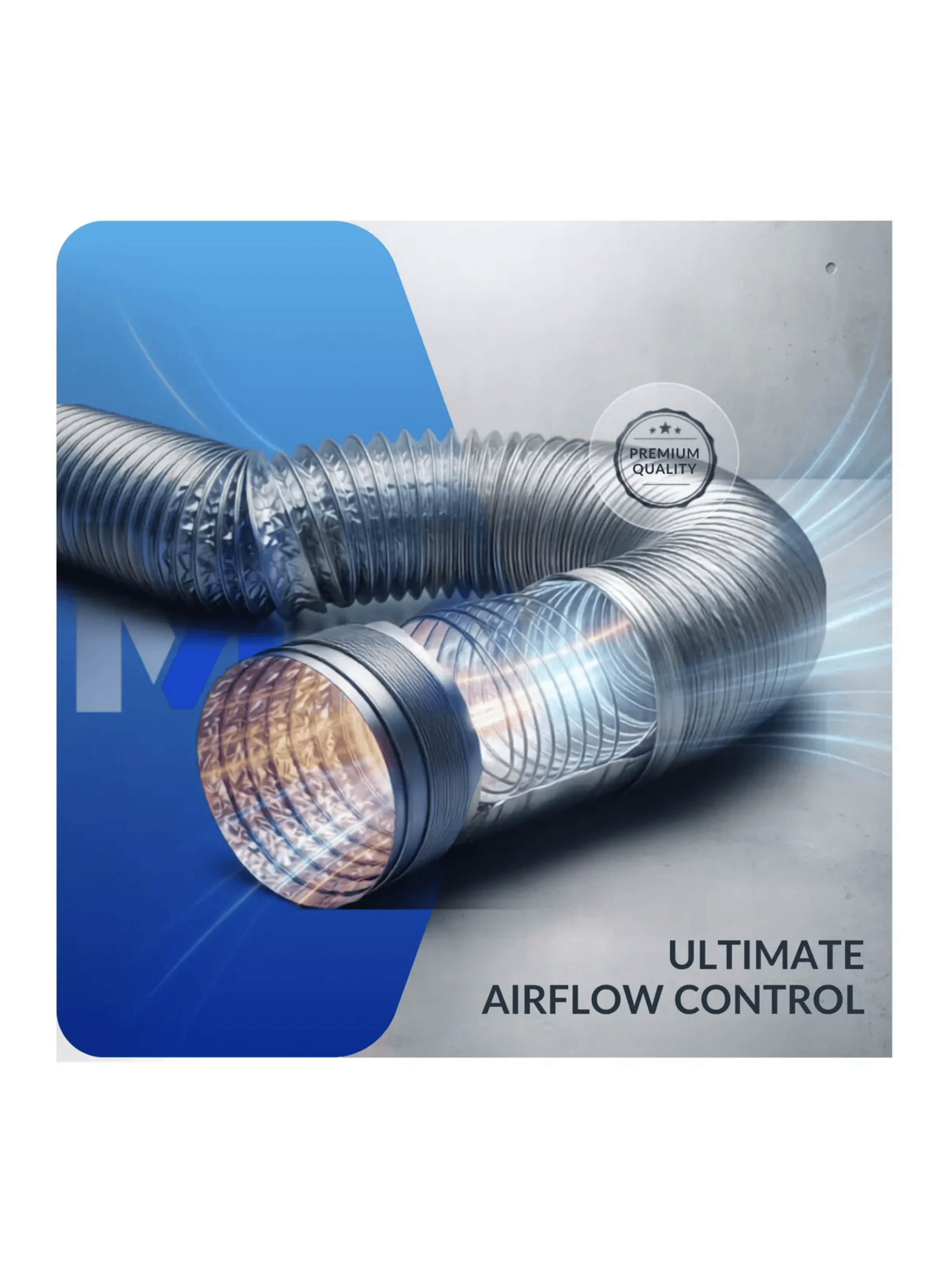 Ducto Tubo Flexible Aluminio Ventilacion 5 O 127 Mm X 2 Mt-6