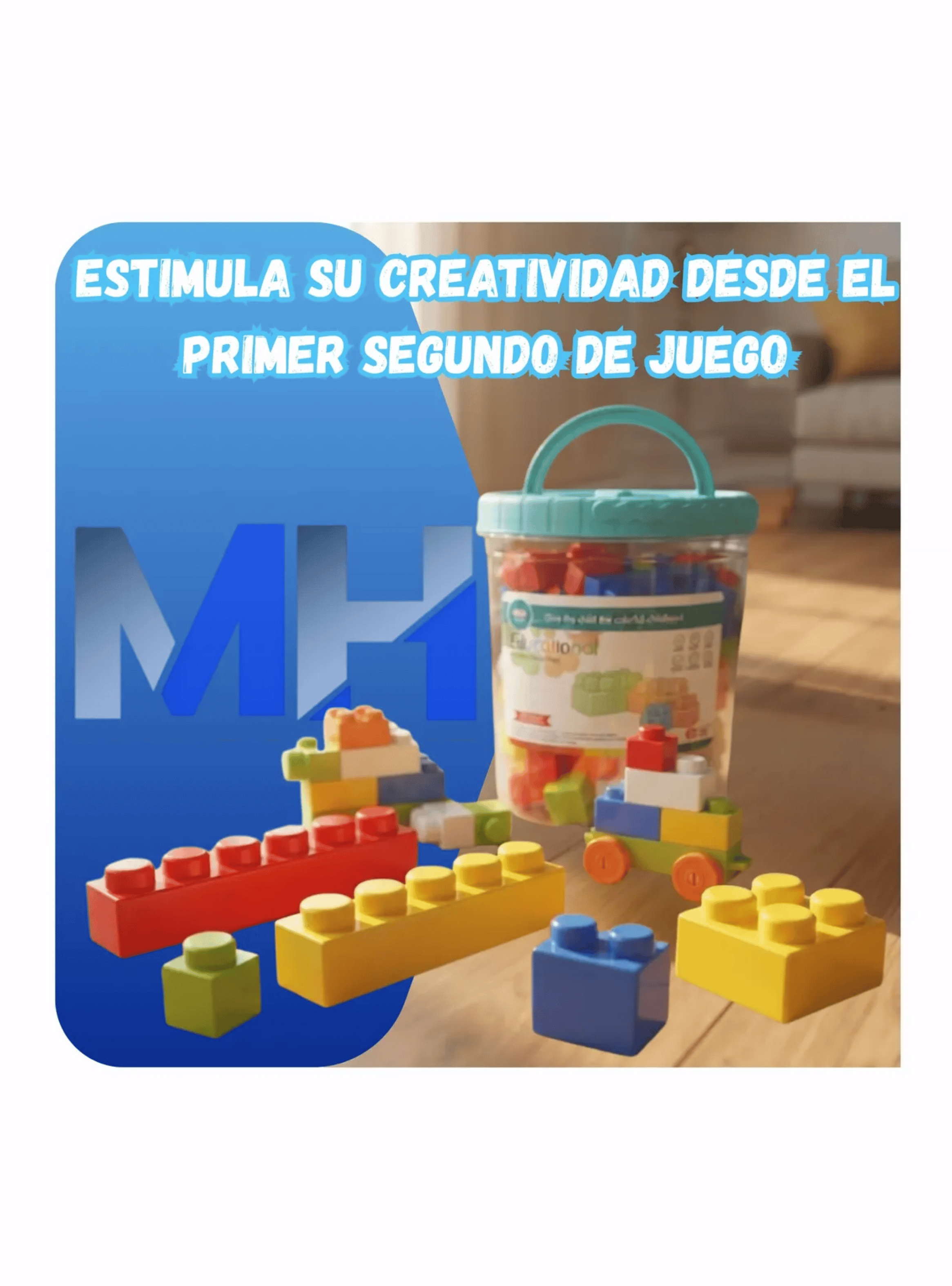 Bloques De Construccion Infantil En Balde Armatodo Didactico-4