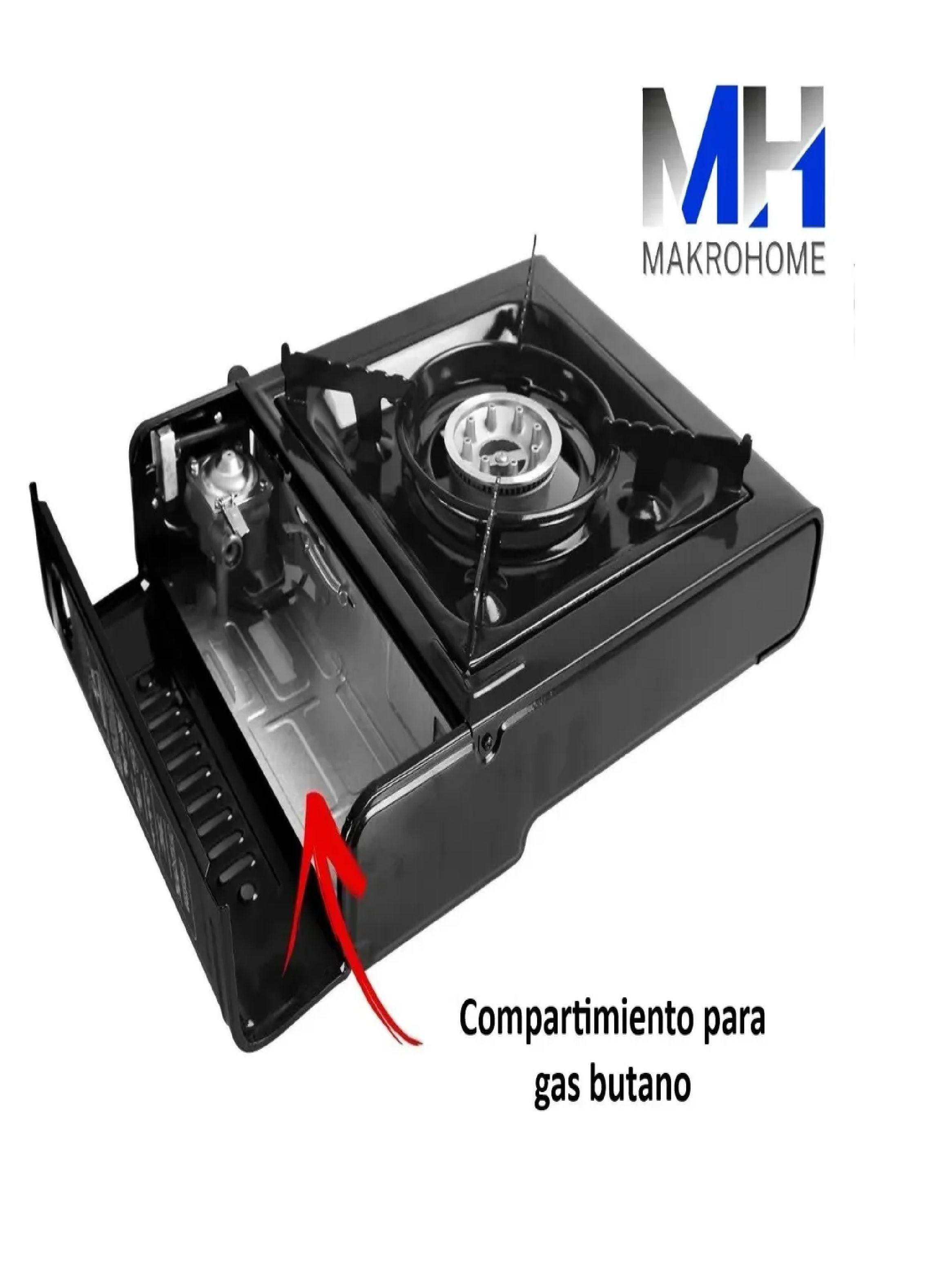 Cocinilla Camping Encendido Automatico Maleta Gas Portátil -5