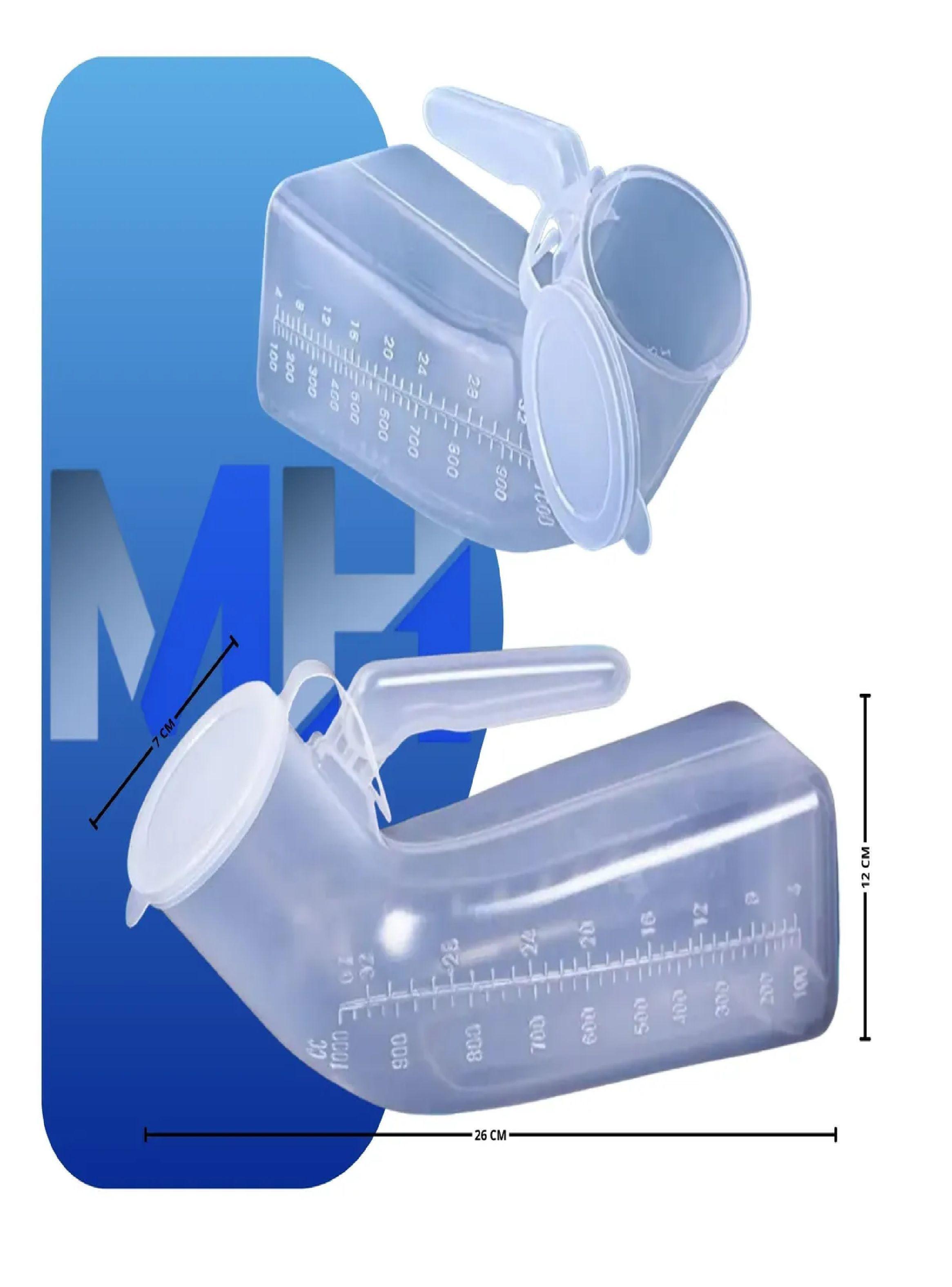 Urinario Masculino Con Tapa Antiderrame Cranberry Pato Unica-2