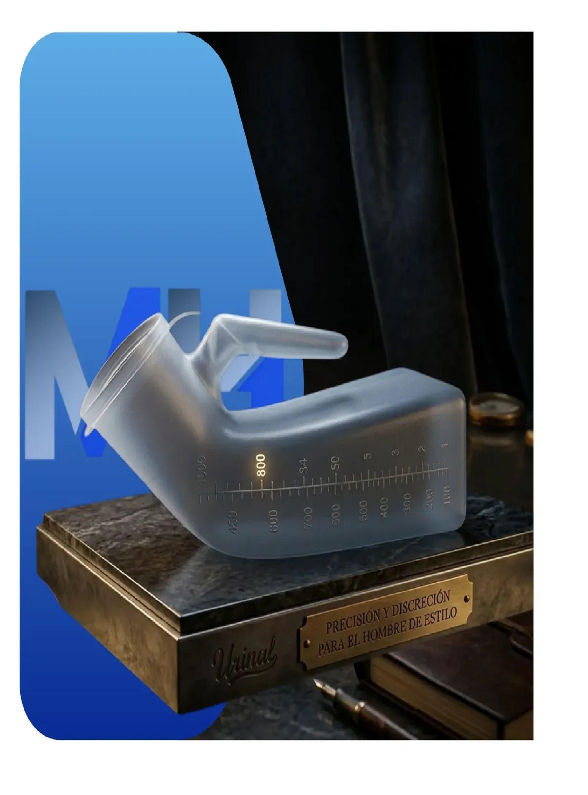 Urinario Masculino Con Tapa Antiderrame Cranberry Pato Unica-5