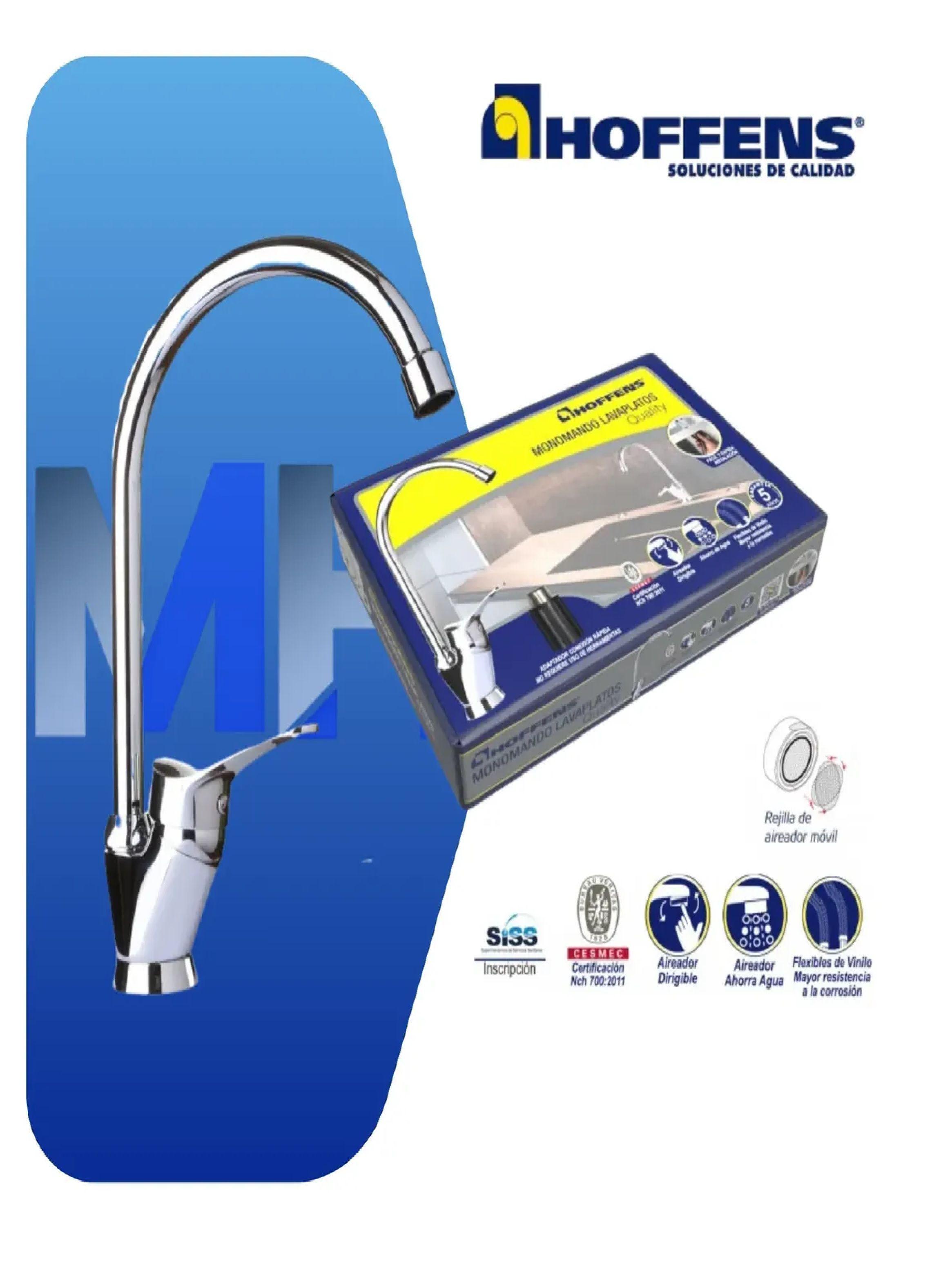 Llave Monomando Lavaplatos Cisne Quality Certificada Cesmec-2