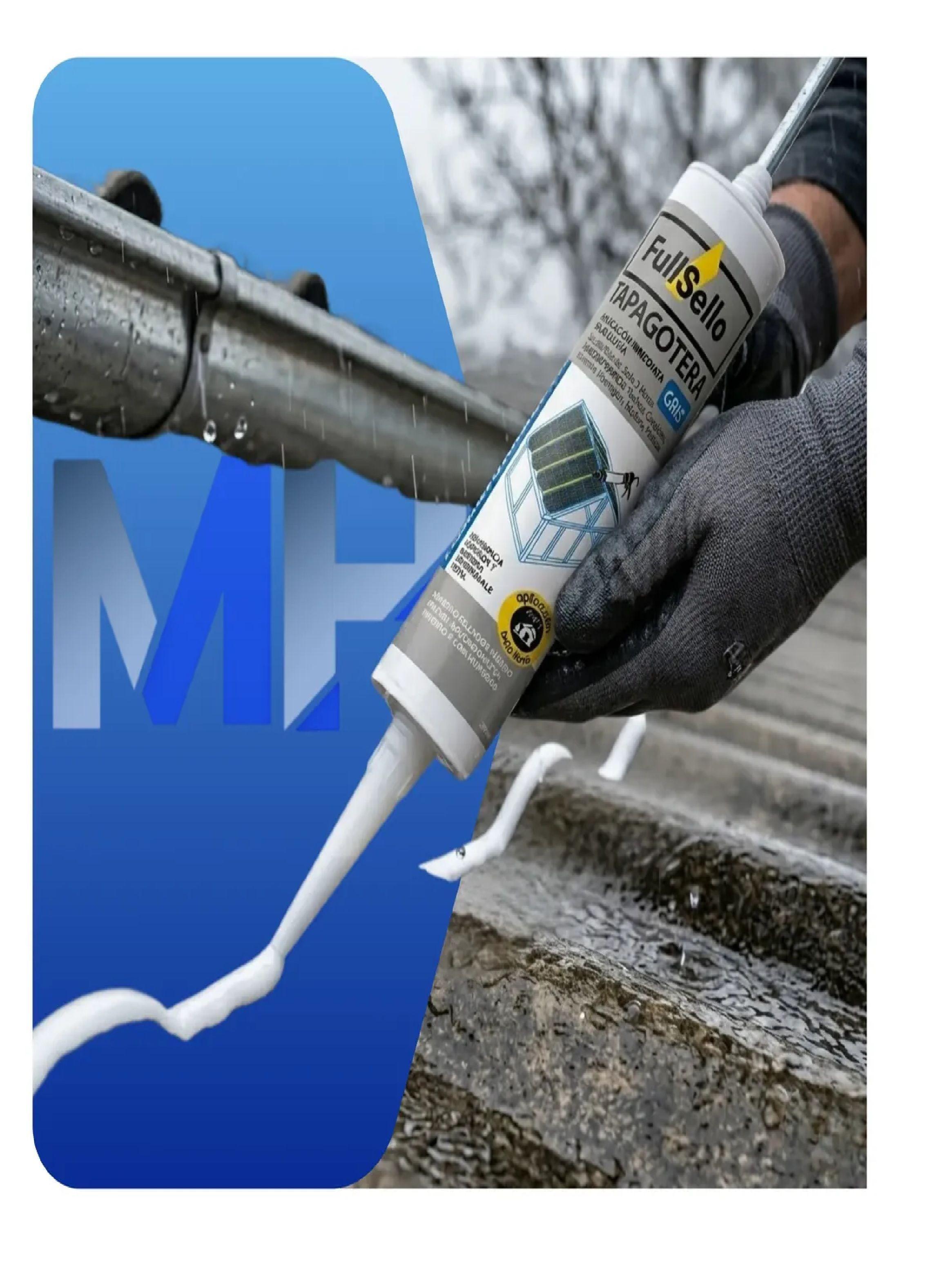 3 Und Sellador Tapagoteras Profesional Fullsello Pega Mojado Blanco-4