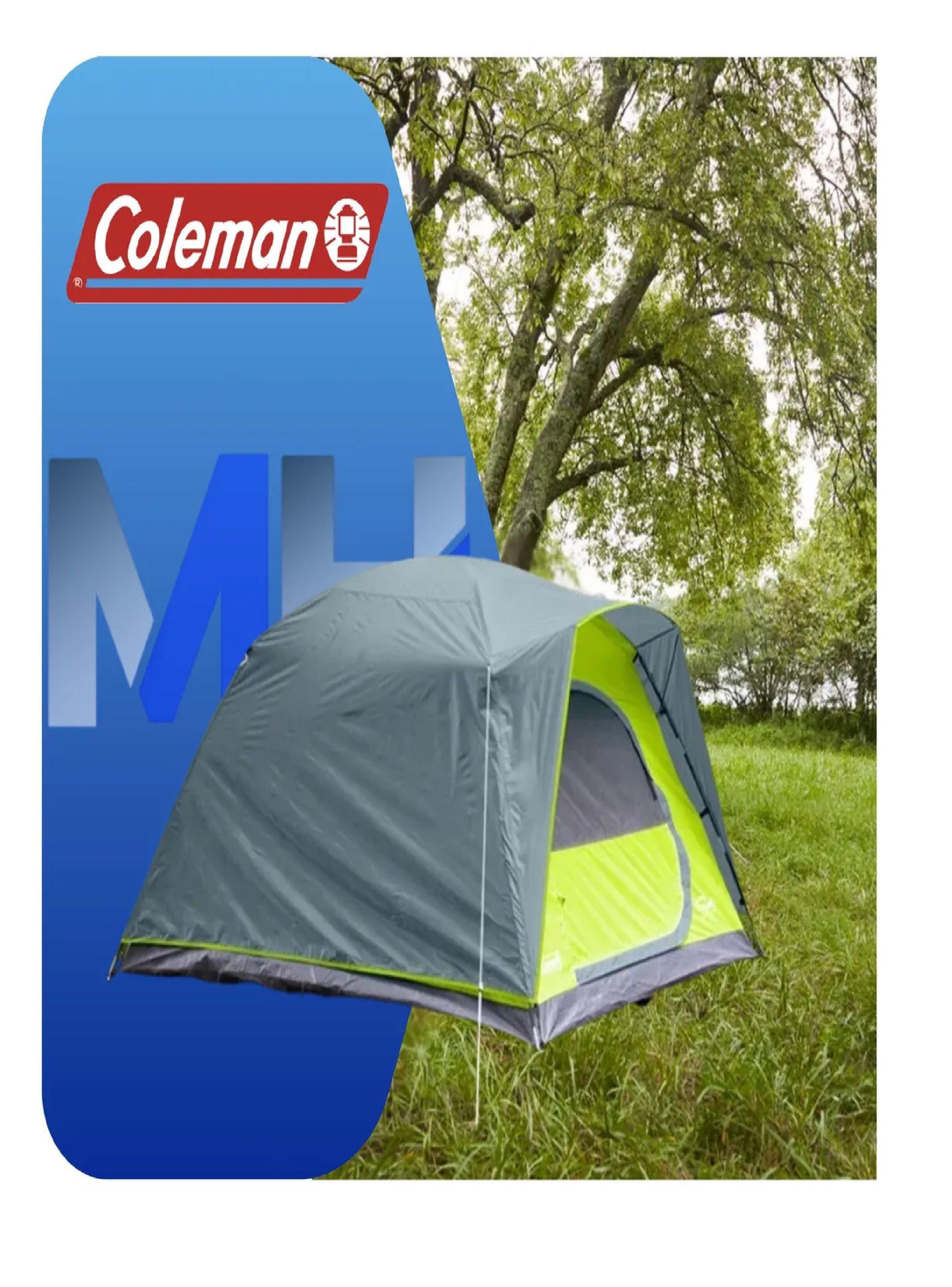 Combo Carpa Amazonia 4p Colchon 2p inflador 2 Almohadas-3