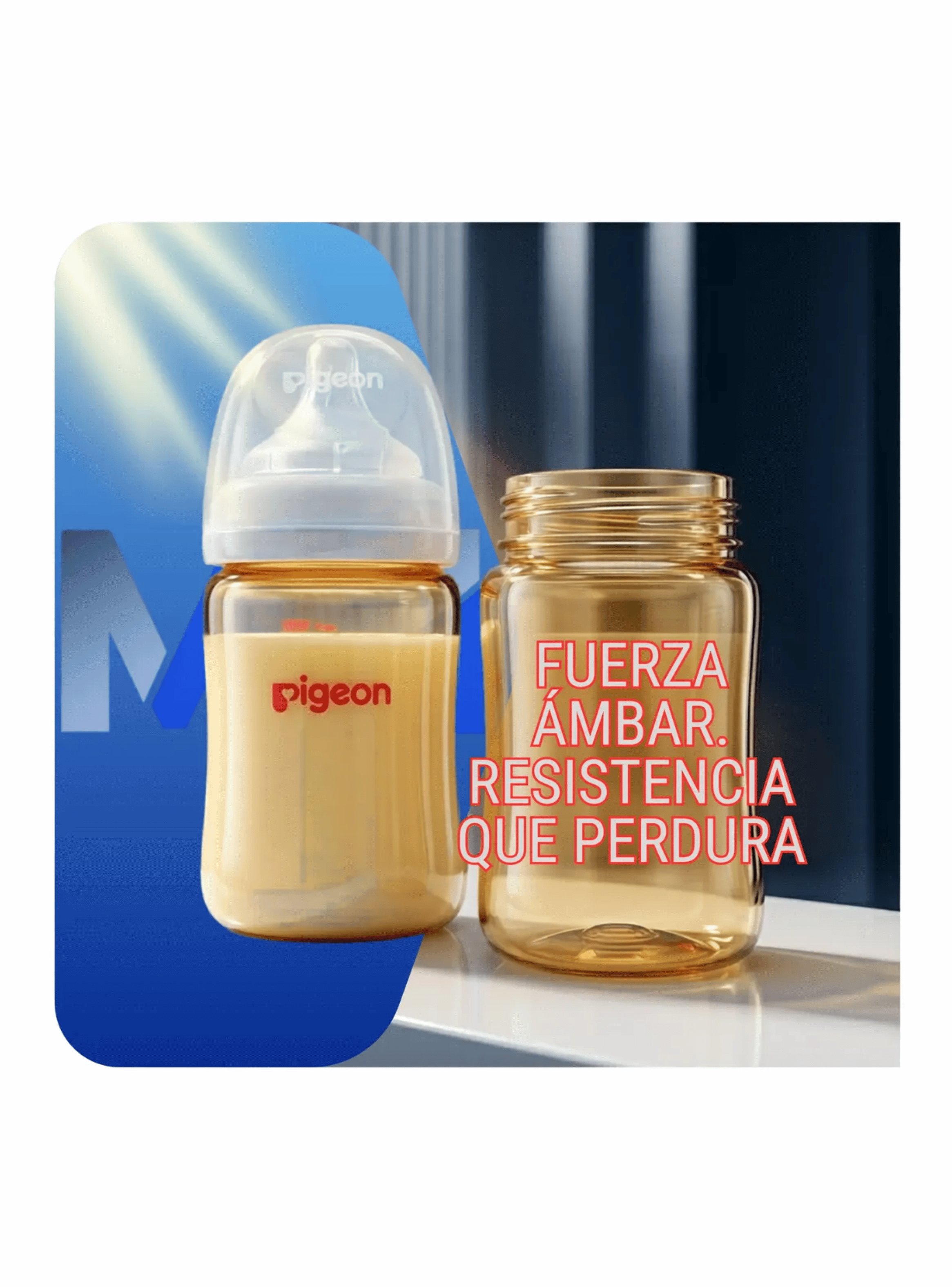 Biber n Softouch Pigeon Ppsu Mamadera Silicona Ultra Suave 160ML-3