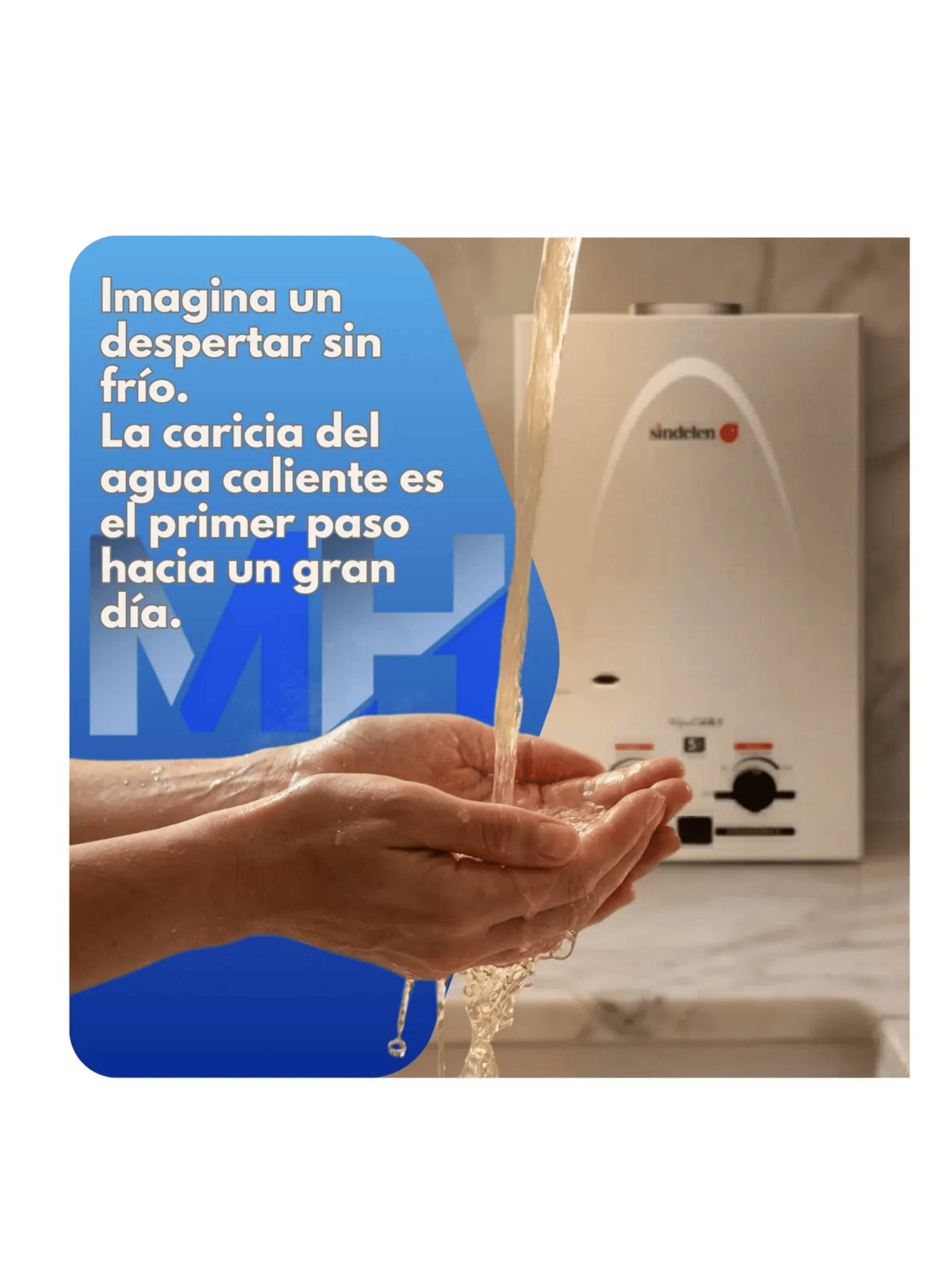 Calefont A Gas Licuado Sindelen 5l Silver Eficiencia Digital-2