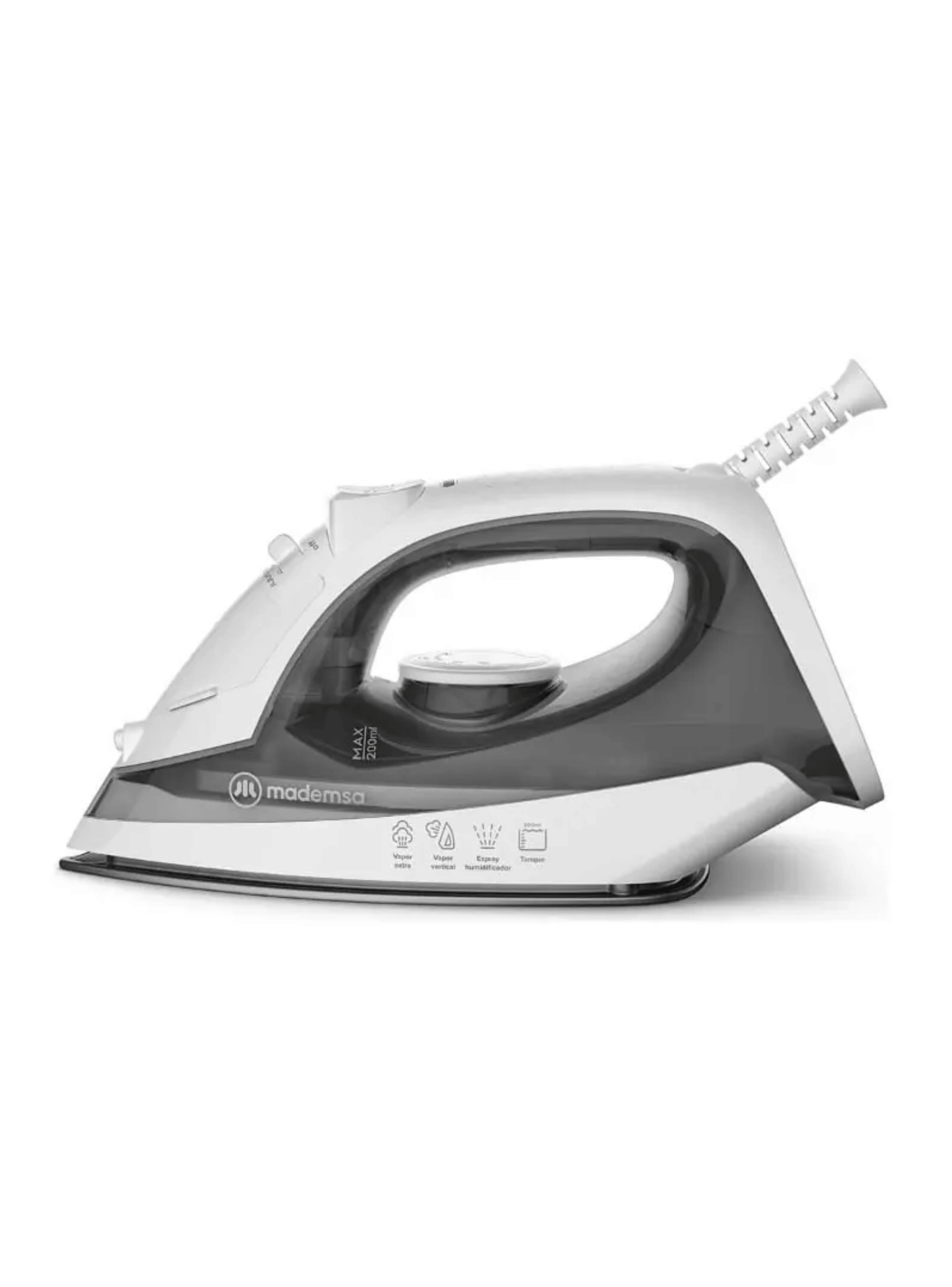 Plancha A Vapor Mademsa Mir10 Base Antiadherente 200ml-0