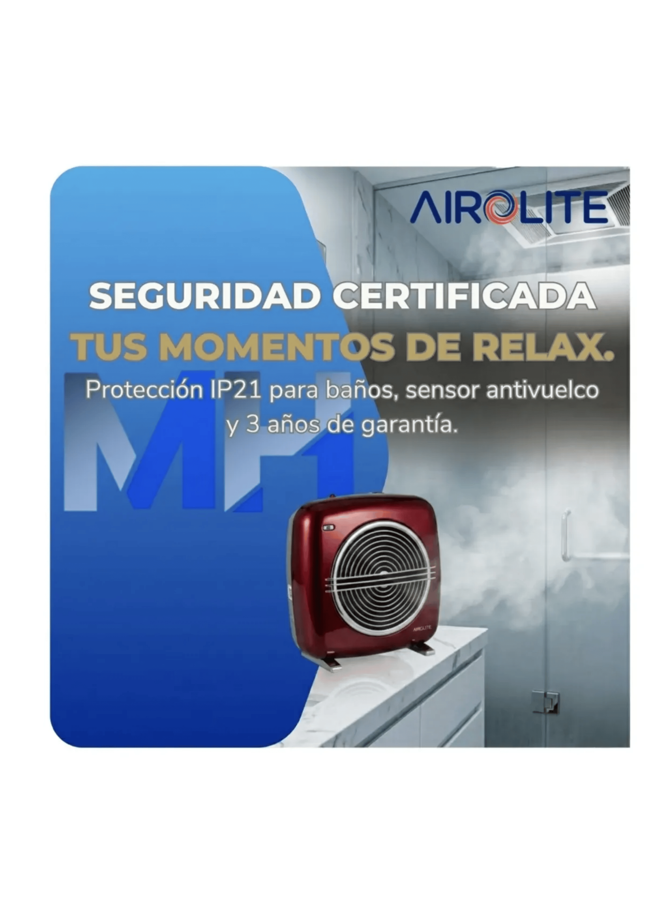 Termoventilador Vintage Estilo Cl sico 2000w Ht Retro 2000b-1