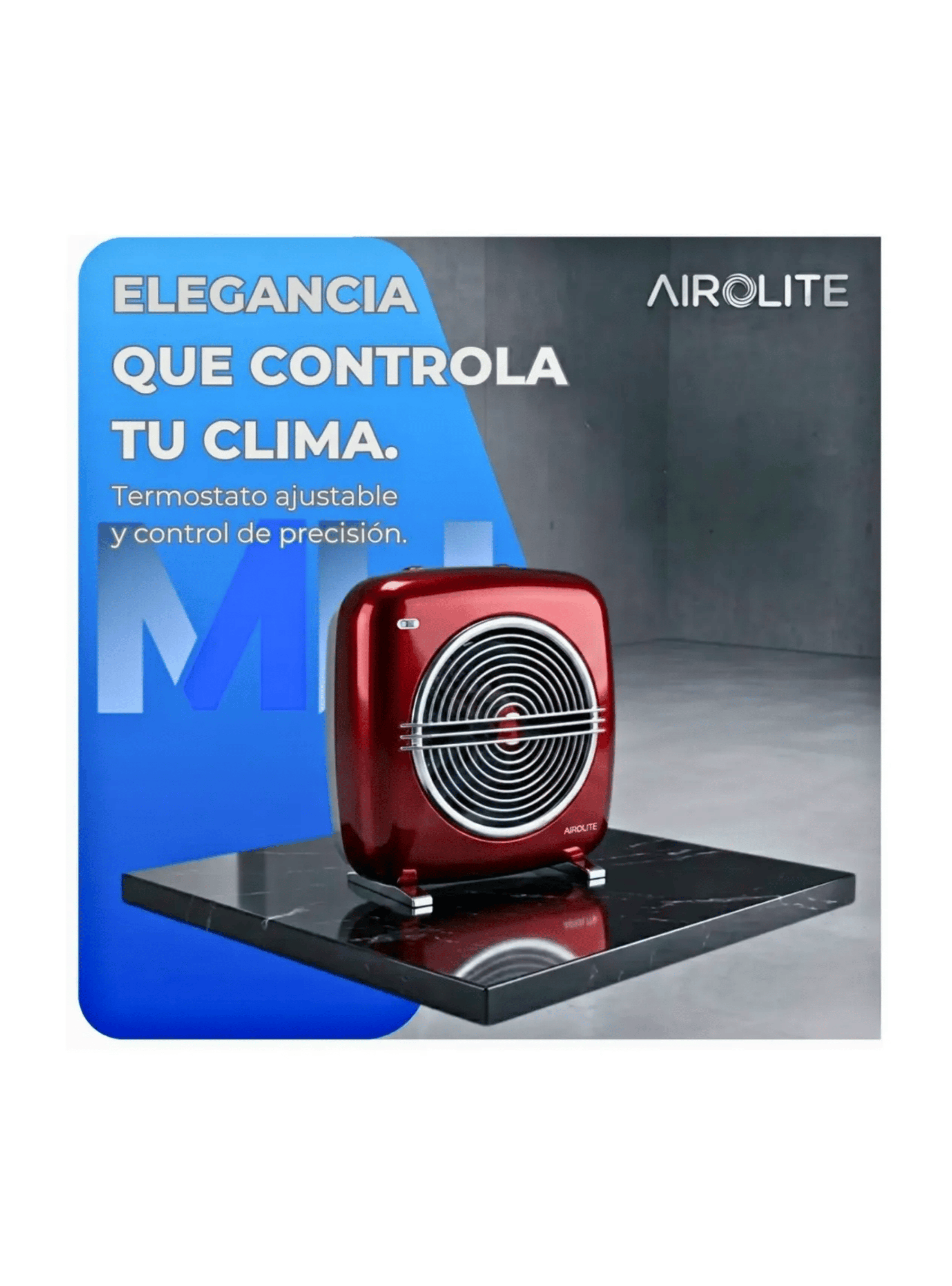Termoventilador Vintage Estilo Cl sico 2000w Ht Retro 2000b-2