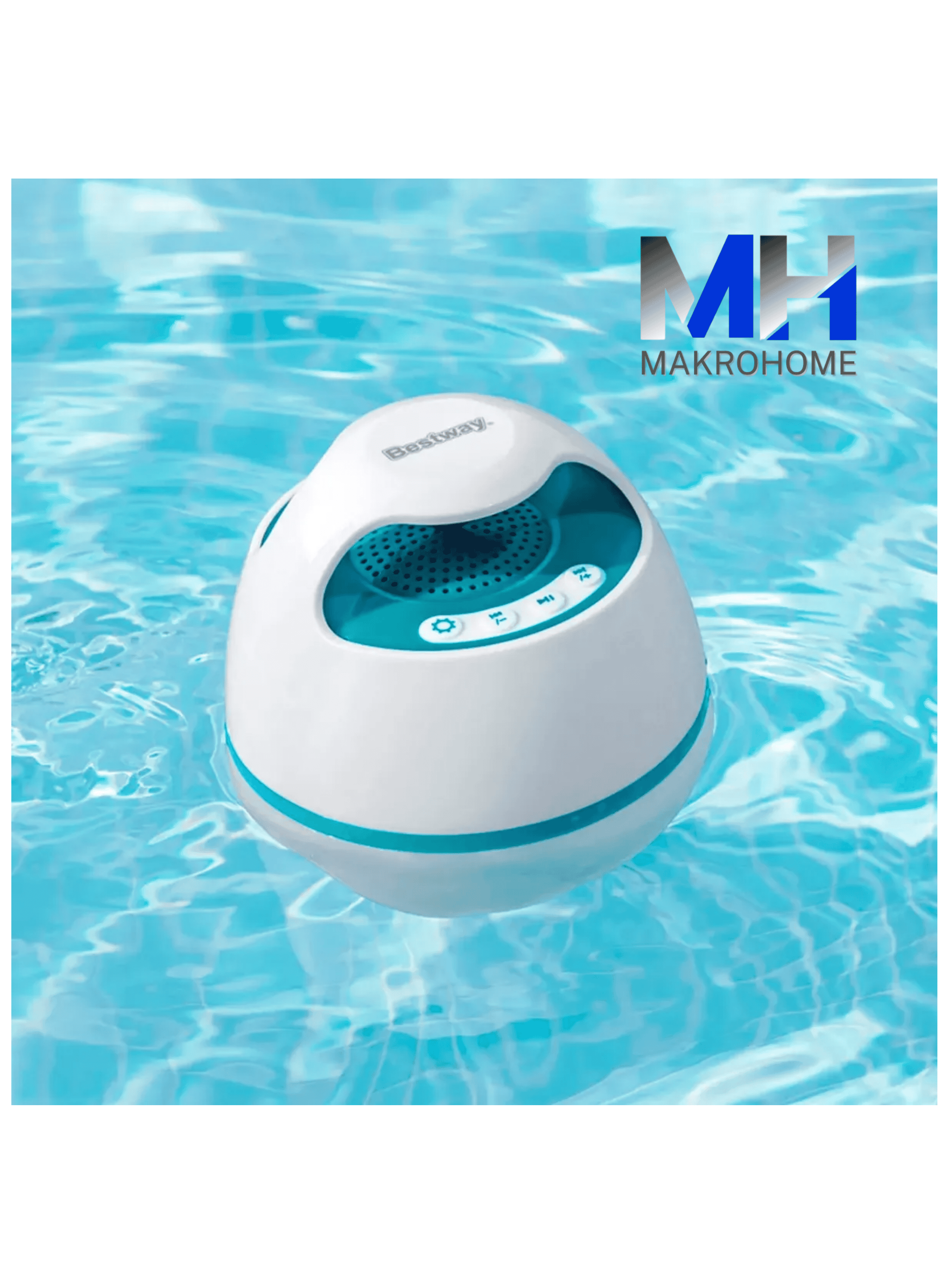 Parlante Flotante Acuatico Bluetooth Led Musicwave Bestway-4