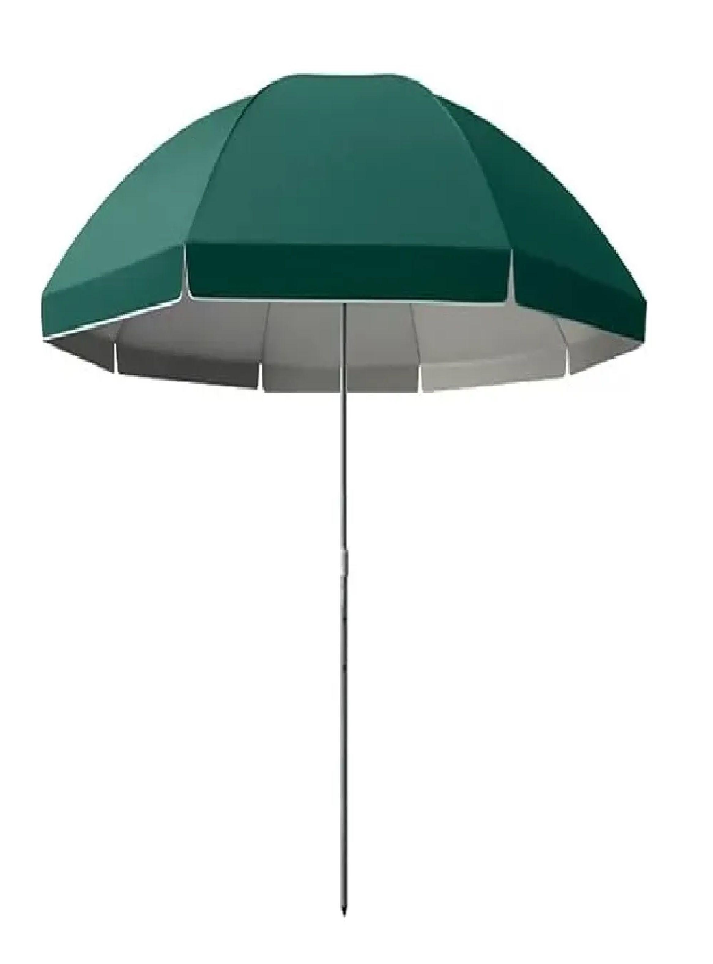 Paraguas Sombrilla Quitasol Filtro Uv Playa Verde 160cm-2