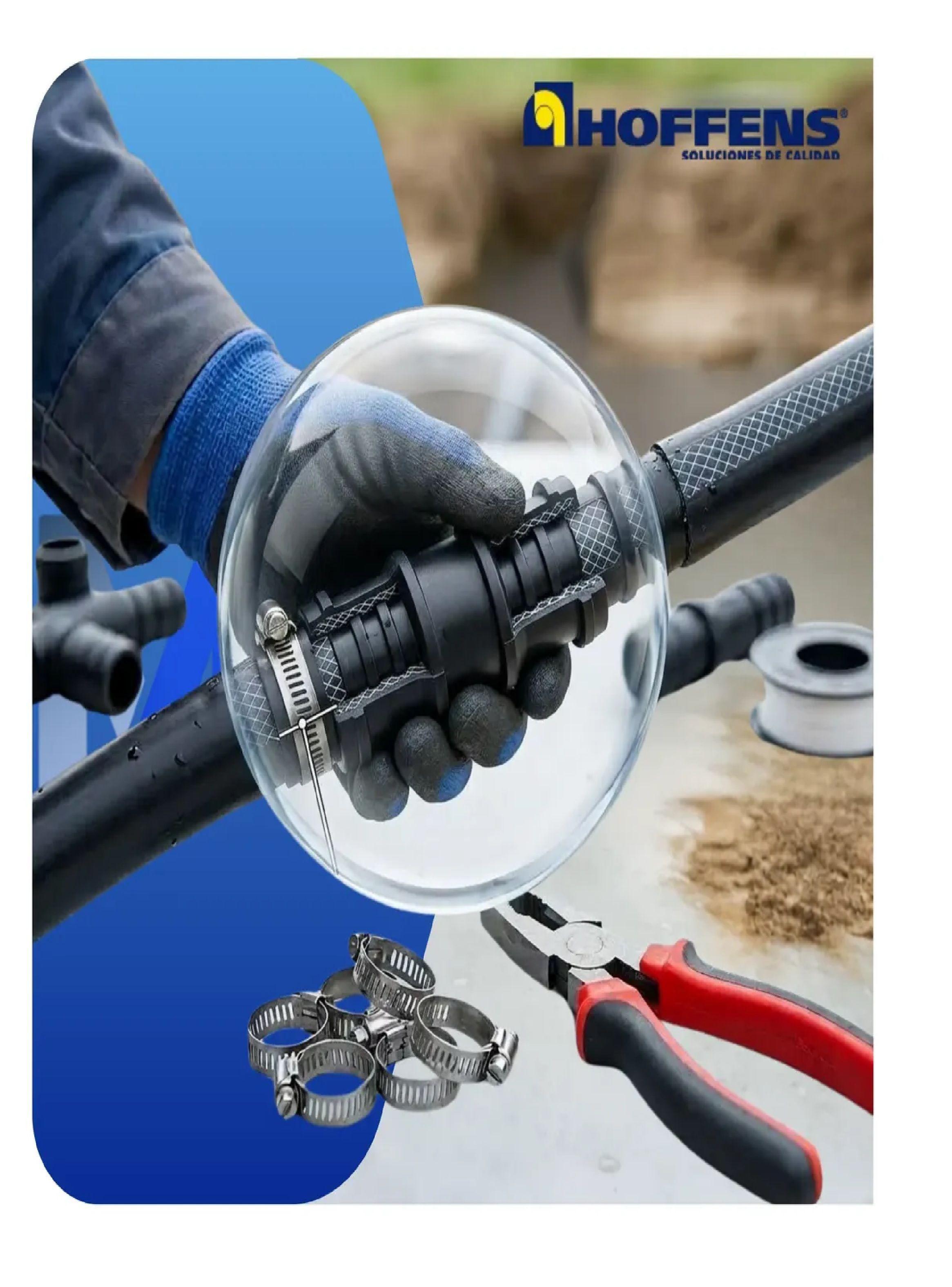 Copla Union Doble Riego 1/2 Polipropileno Plansa Pack 50-4