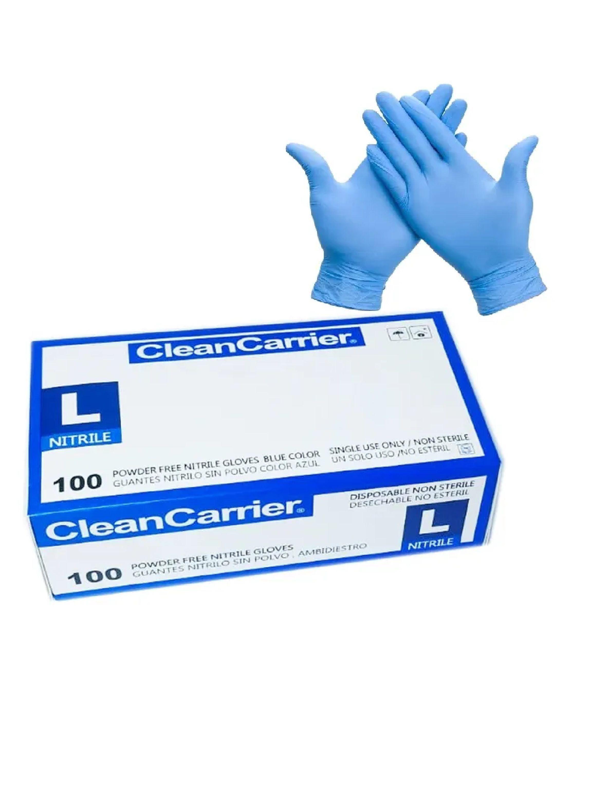 Guantes Nitrilo Azul Talla L Cleancarrier Pack X 500 Uni-1