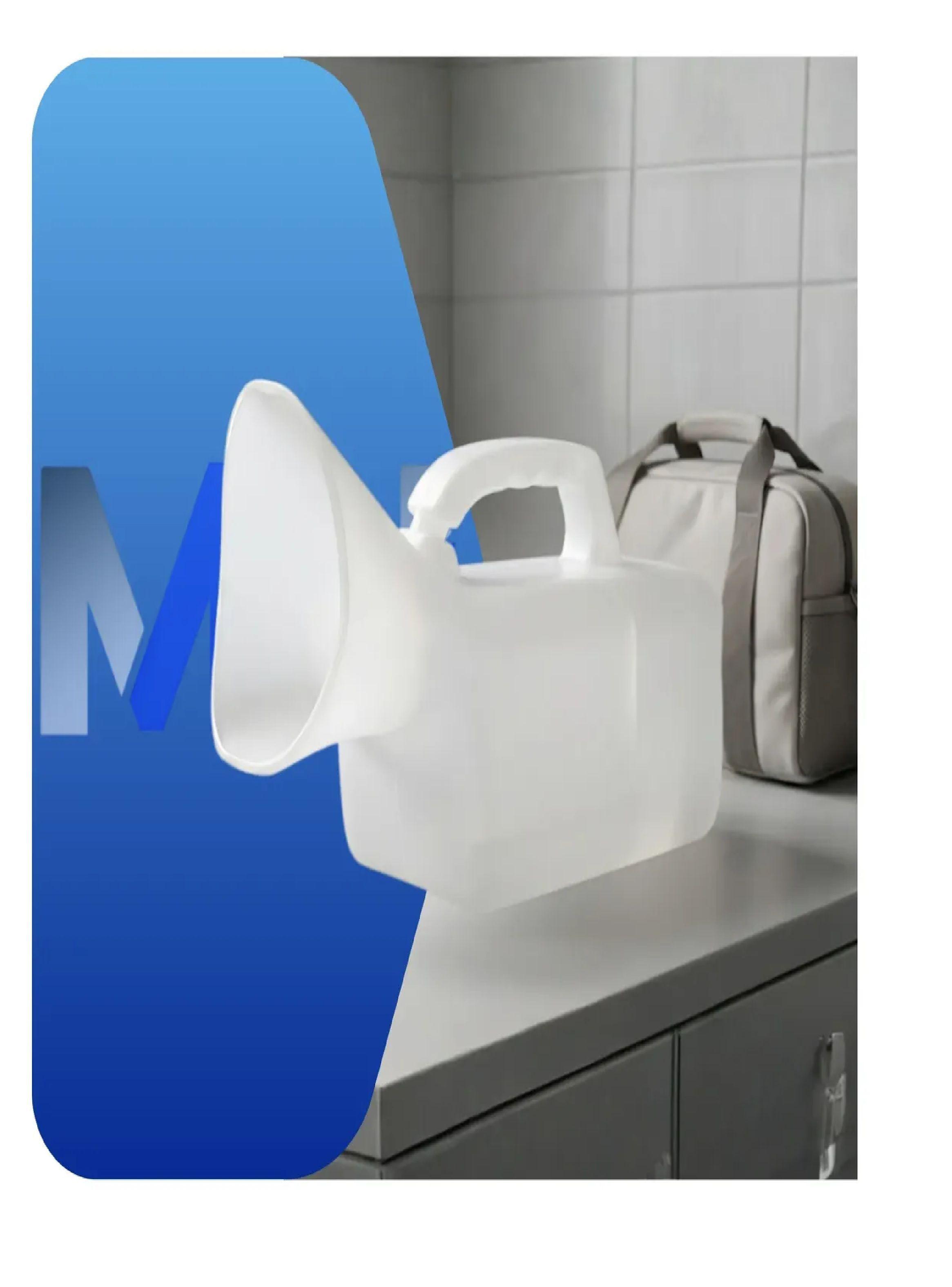 Urinario Pato Femenino Portatil 1 L Embocadura Ergonomica-2