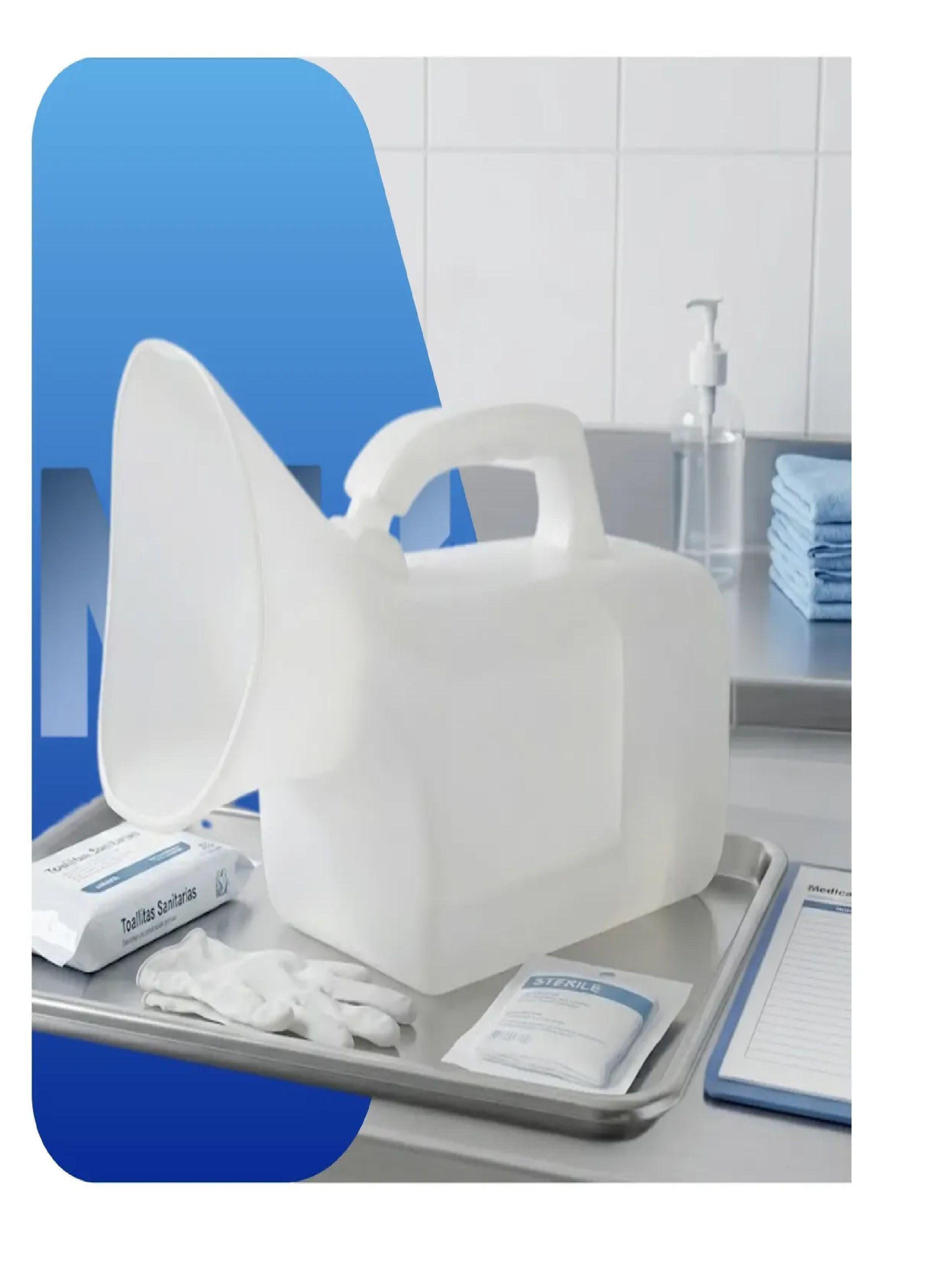 Urinario Pato Femenino Portatil 1 L Embocadura Ergonomica-3