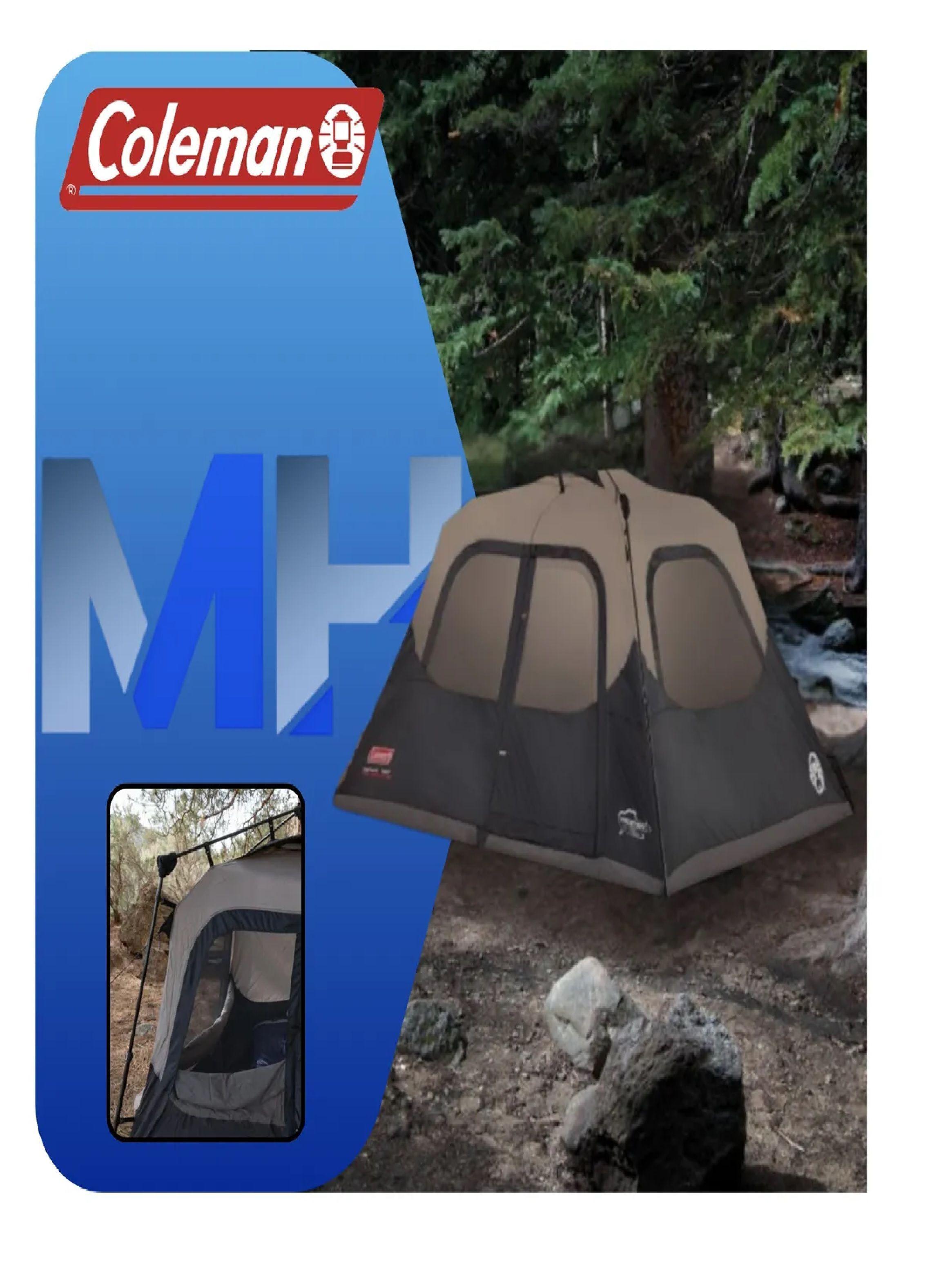 Carpa Coleman Instant Cabin 6p Armado En 1 Minuto Weathertec-3