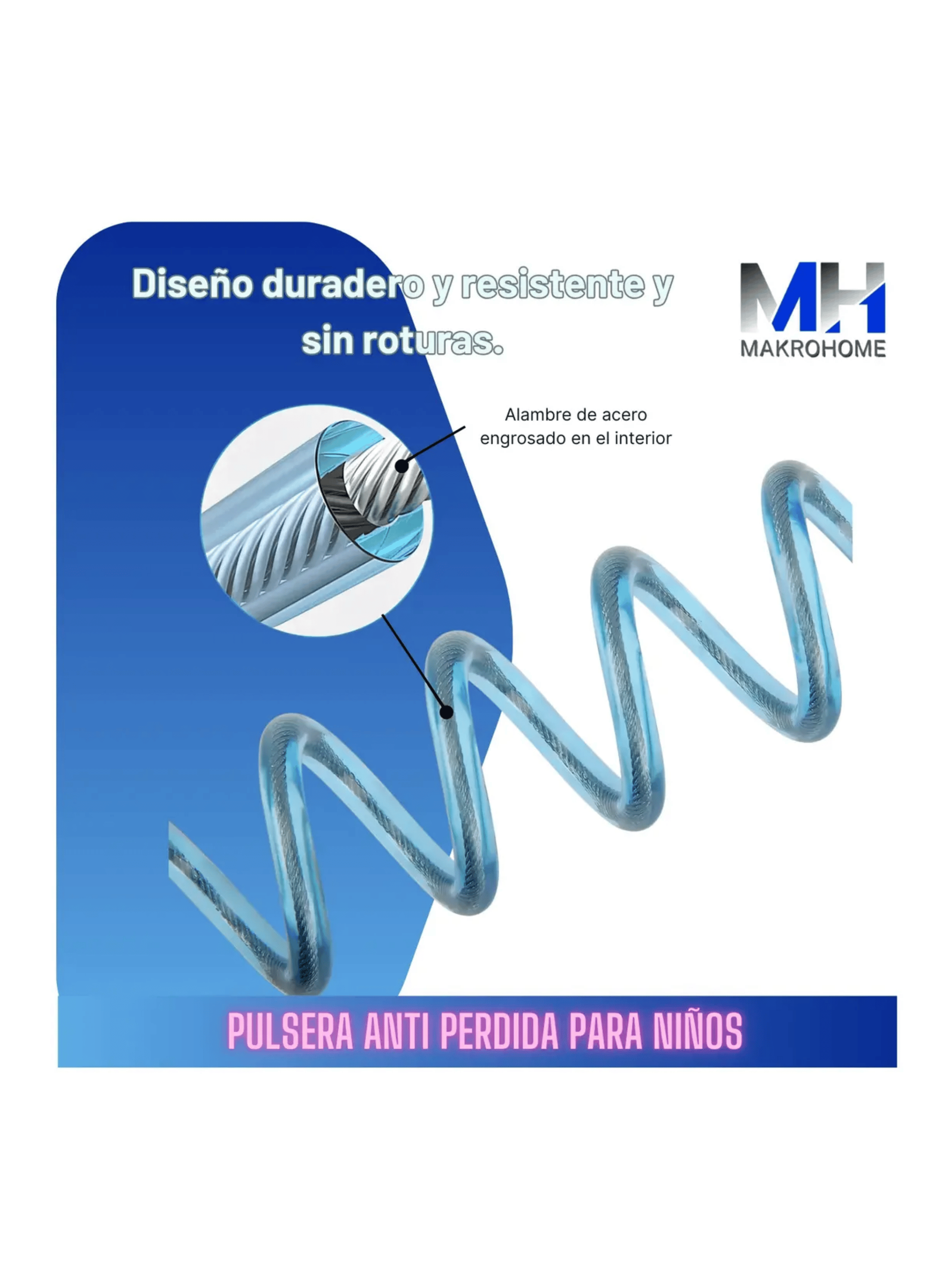 Cinta Pulsera Arn s Anti p rdida Para Ni os 1 5m Seguridad-4