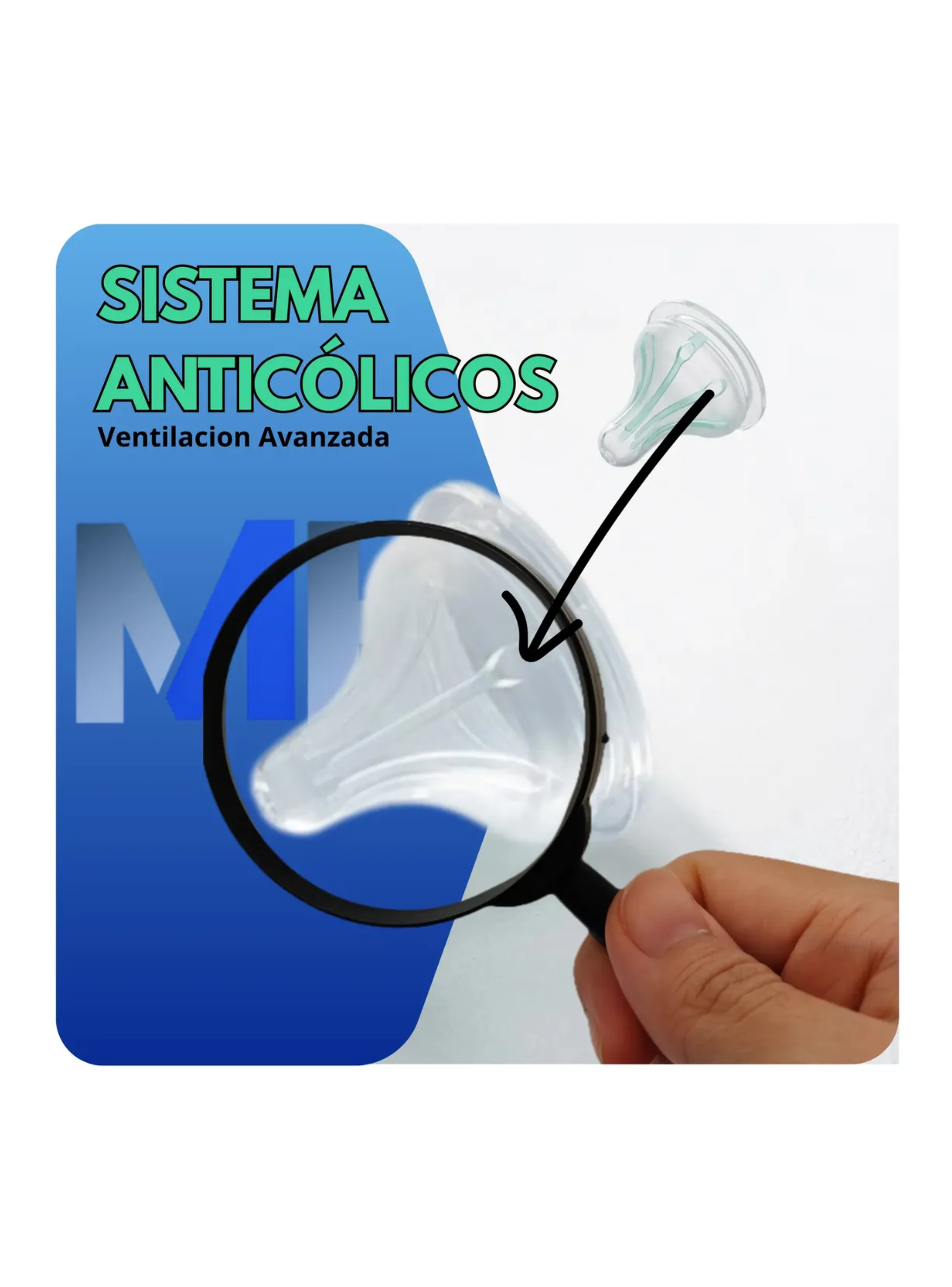 Mamadera Pigeon Softouch Pp Anticolicos elegir Medida Blanco 240ML-3