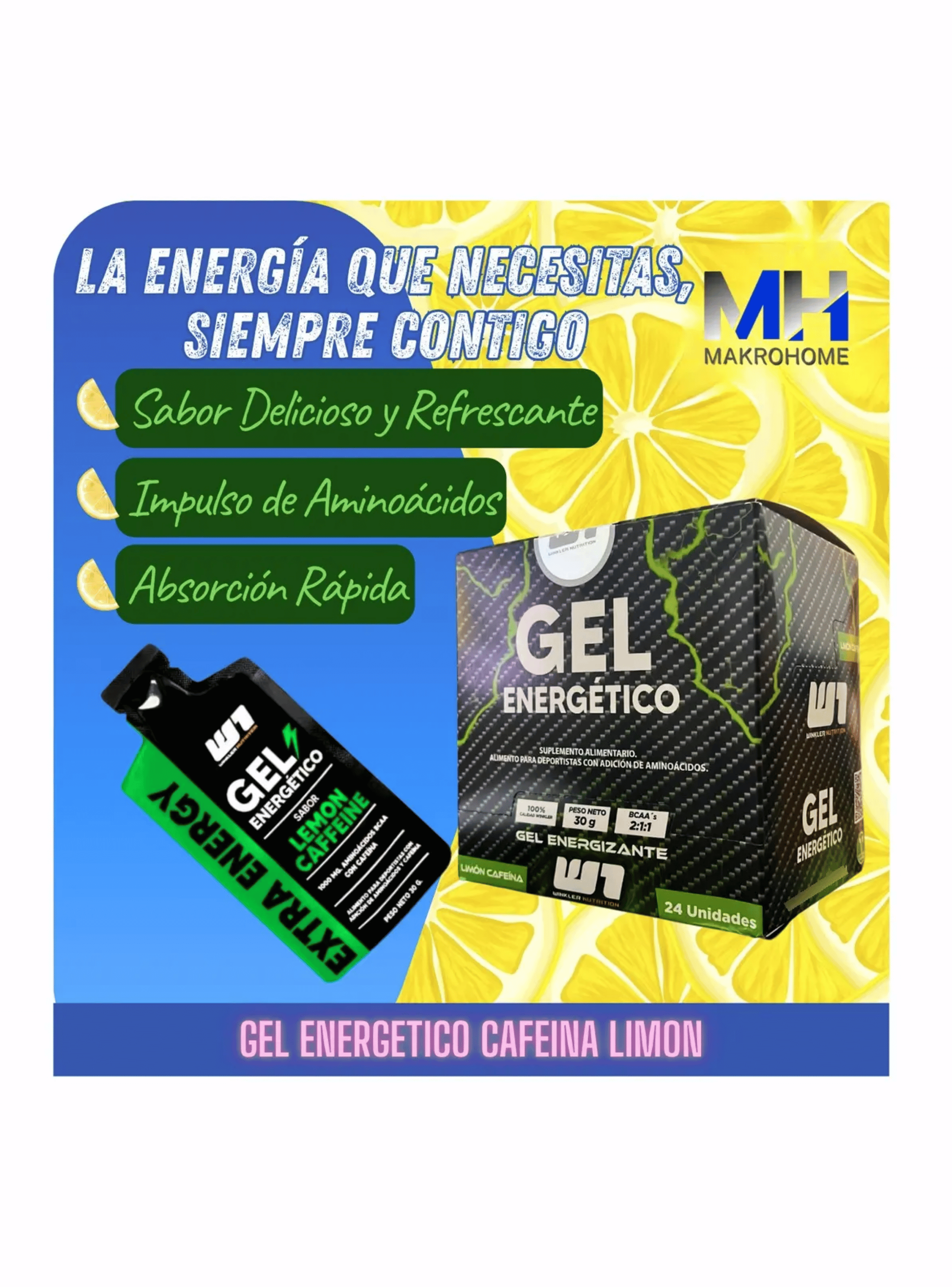 Gel Energetico  Winkler Sabor Limon Cafeina-2