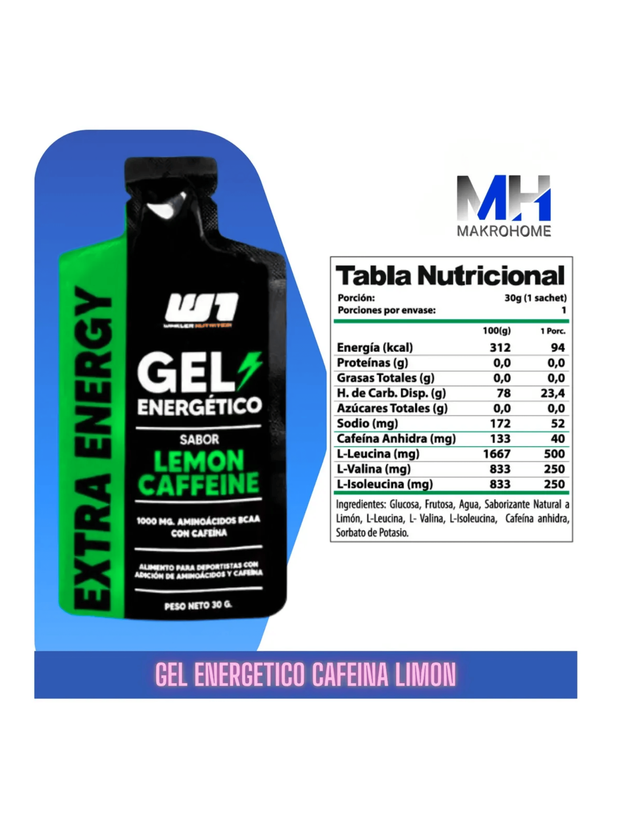 Gel Energetico  Winkler Sabor Limon Cafeina-3