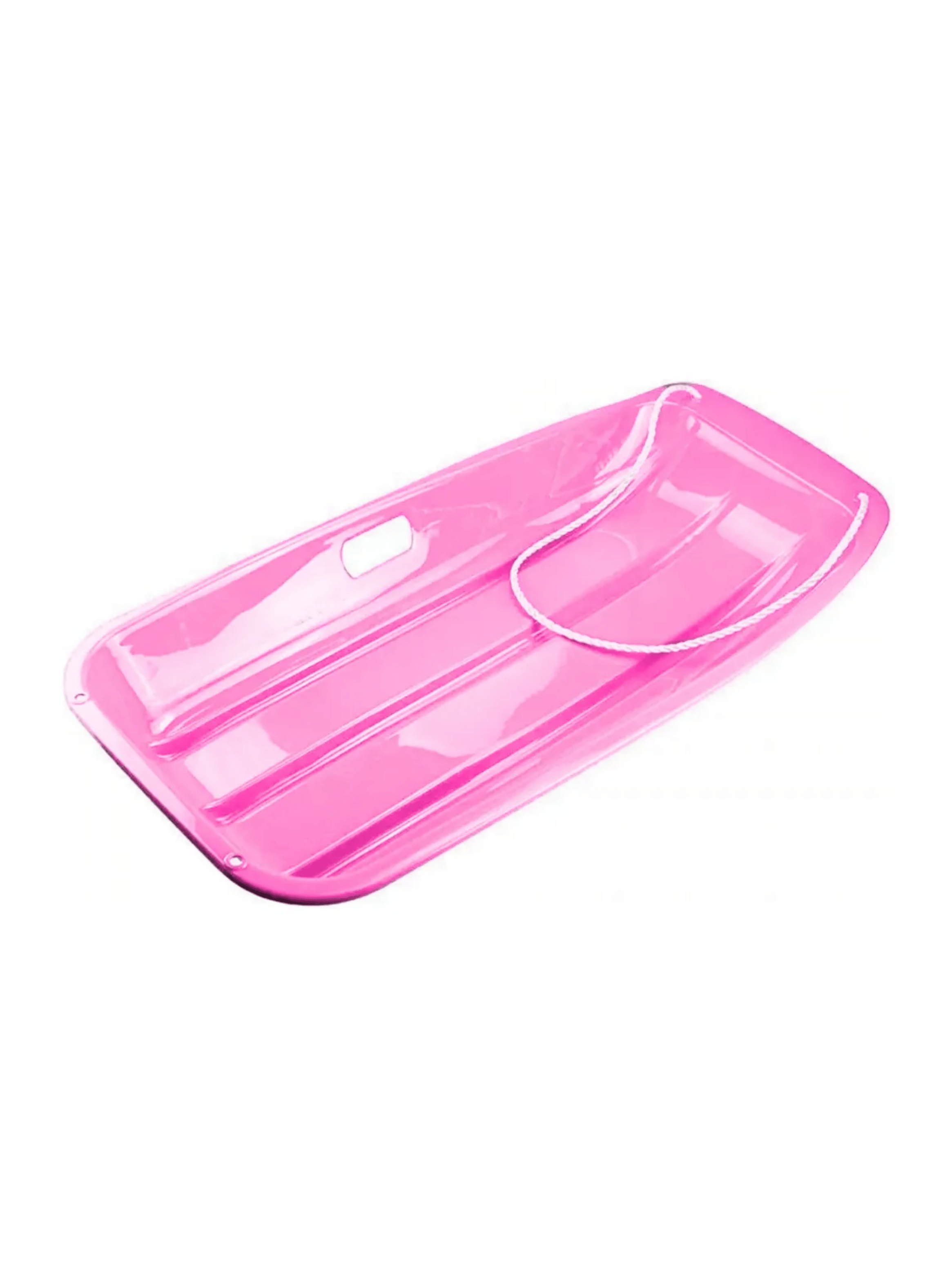 Trineo De Nieve Pl stico Con Cuerda 88cm Color Rosa-0