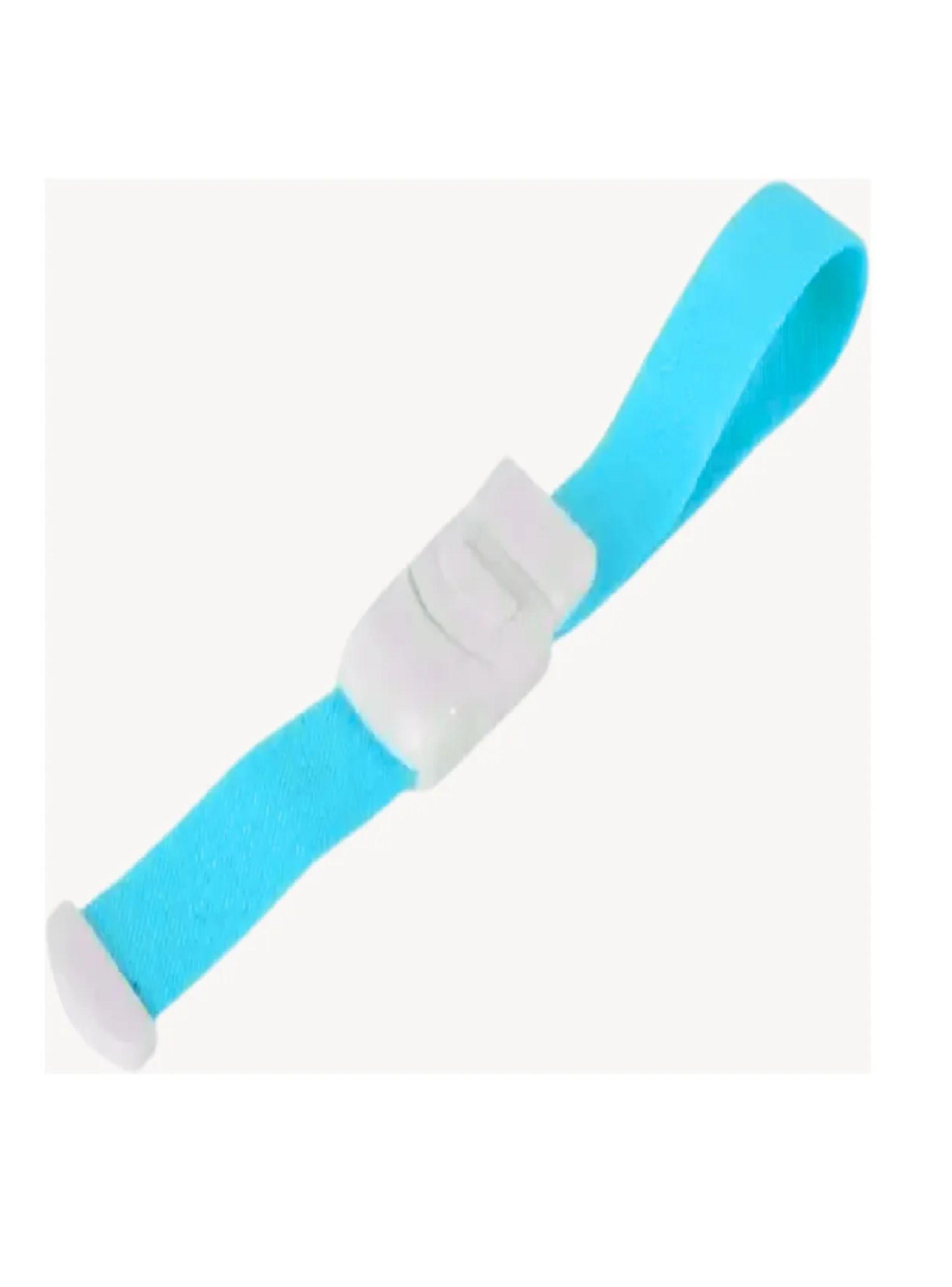 Torniquete Ligadura Elastico Con Hebilla Celeste 6 Unidades-5
