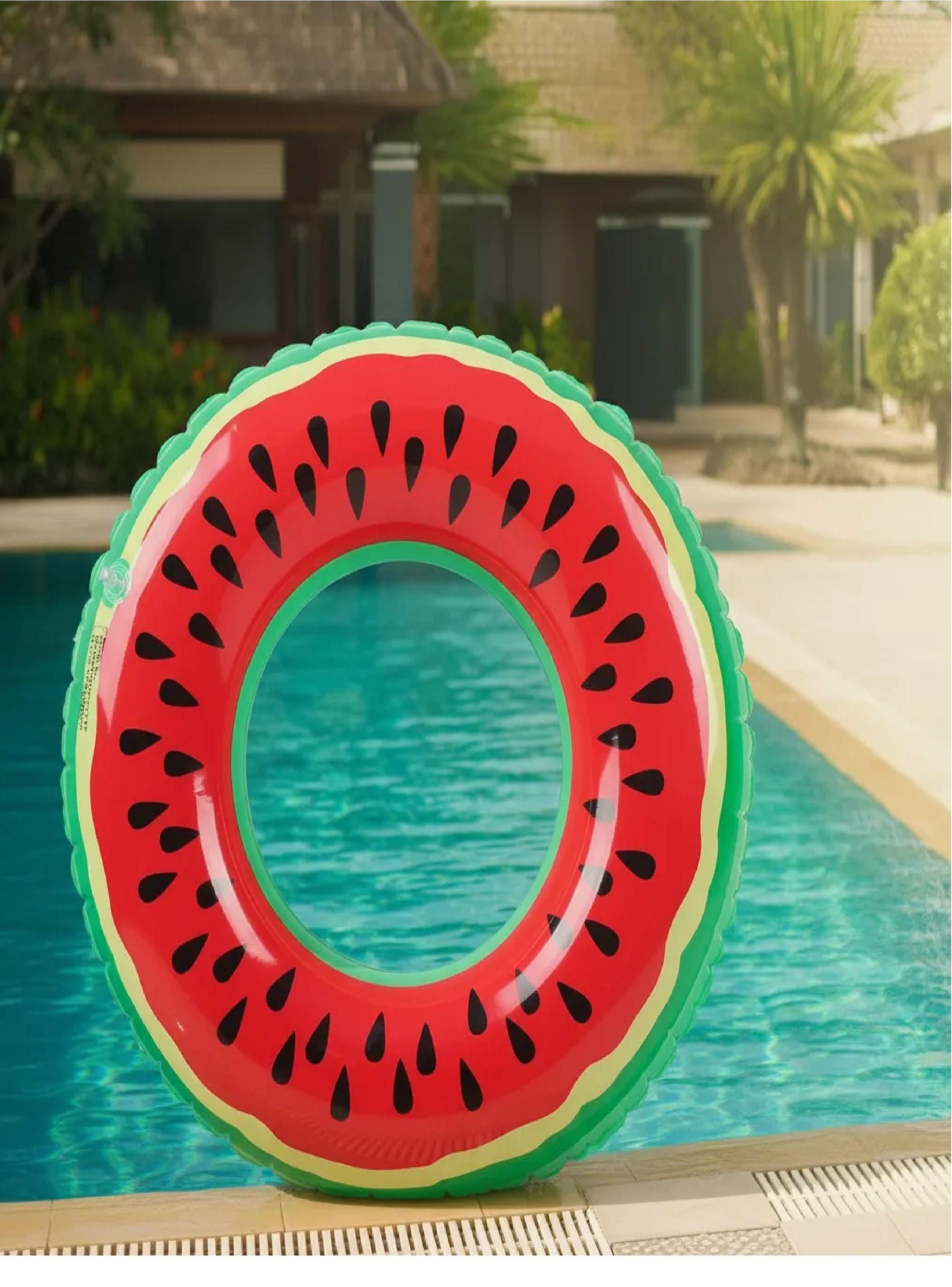 Flotador Inflable De Piscina Gigante Diseño Sandía (90 Cm)-2