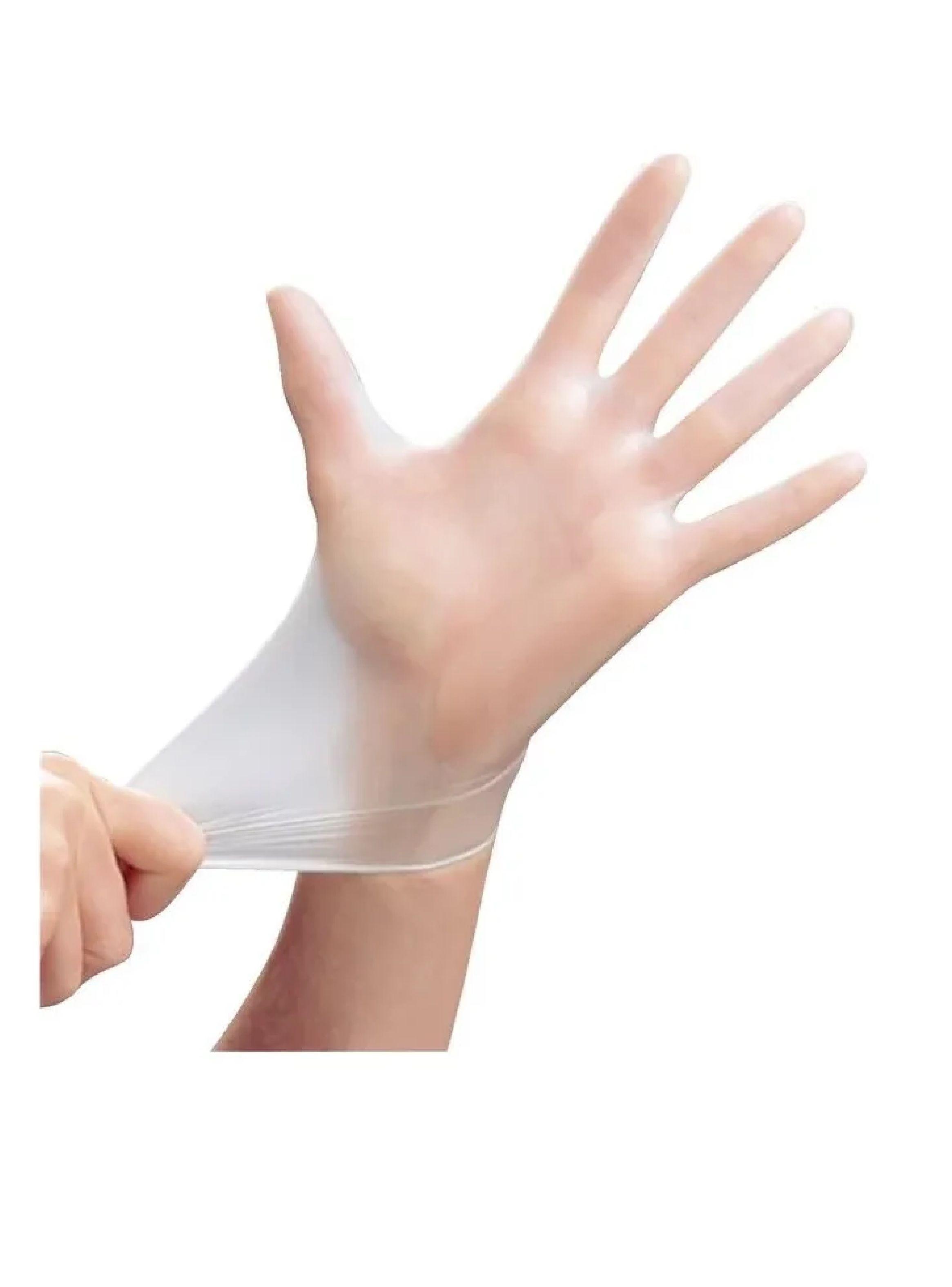 Guantes Vinilo Talla L Transparente Cleancarrier Pack X1000-3