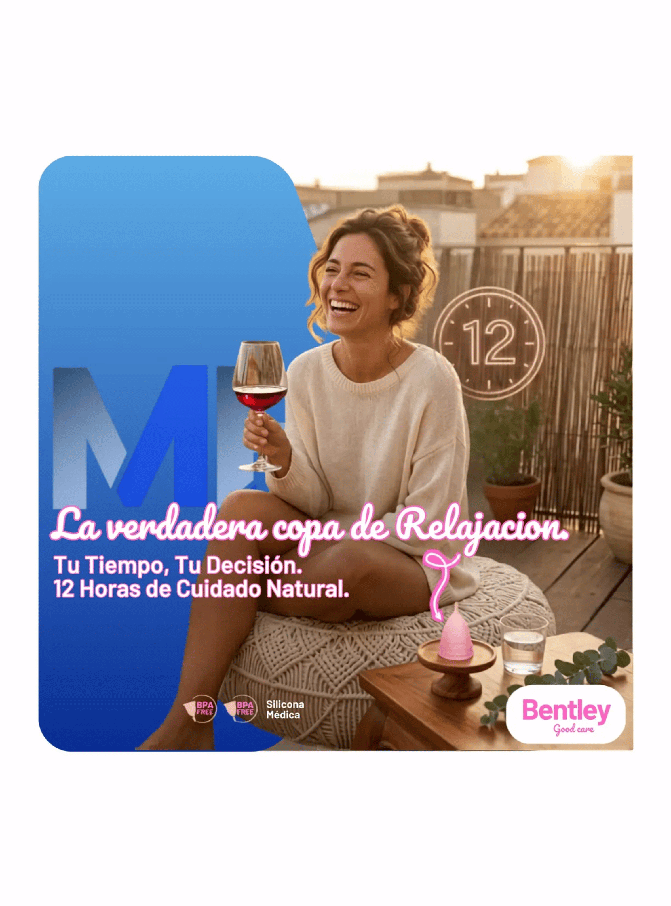 Copa Menstrual Bentley Ecofriendly Original Certificado XS-6