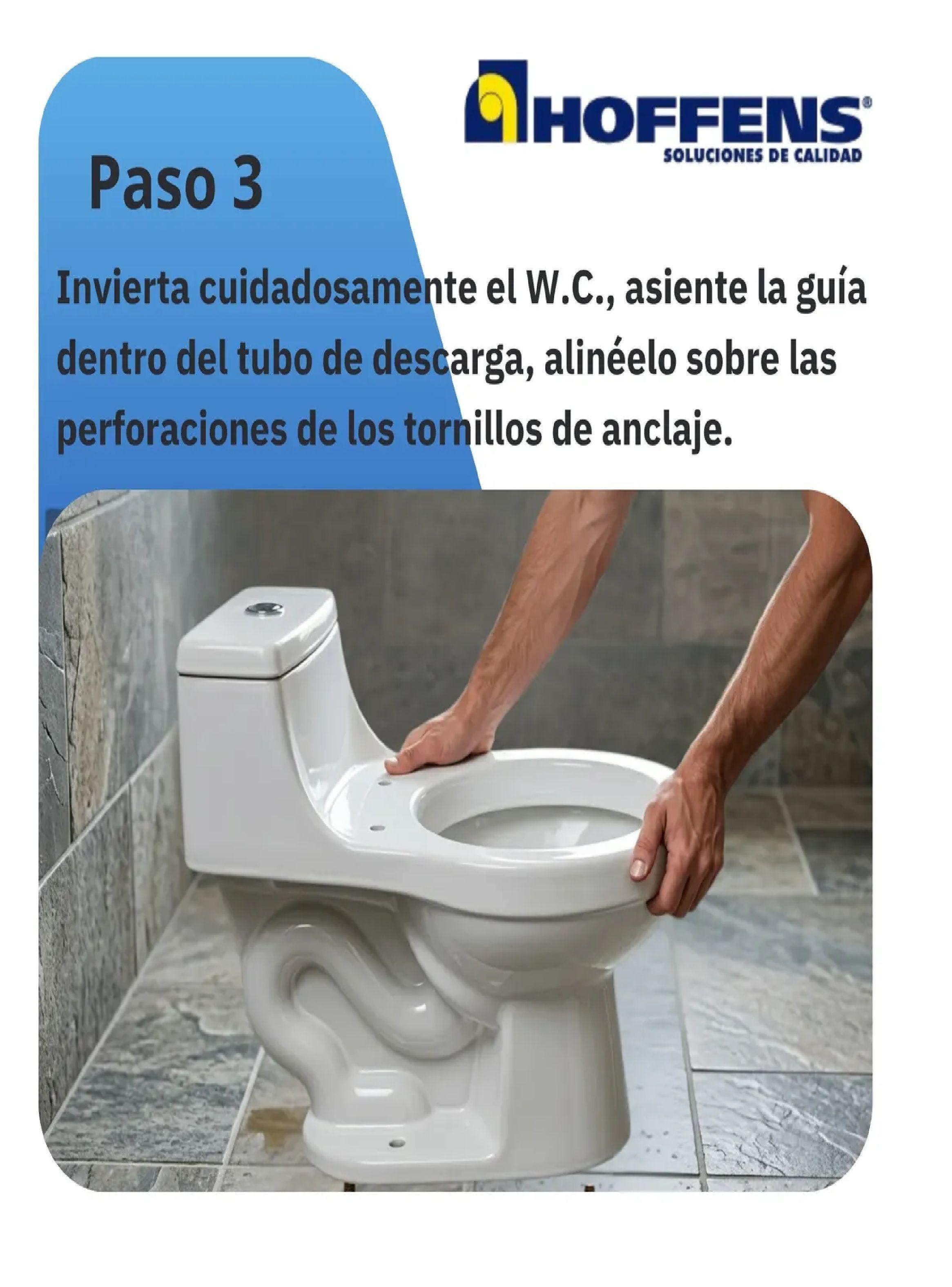 Sello Cera Antifugas Wc Hoffens Con Guia Plastica Antihongos-4