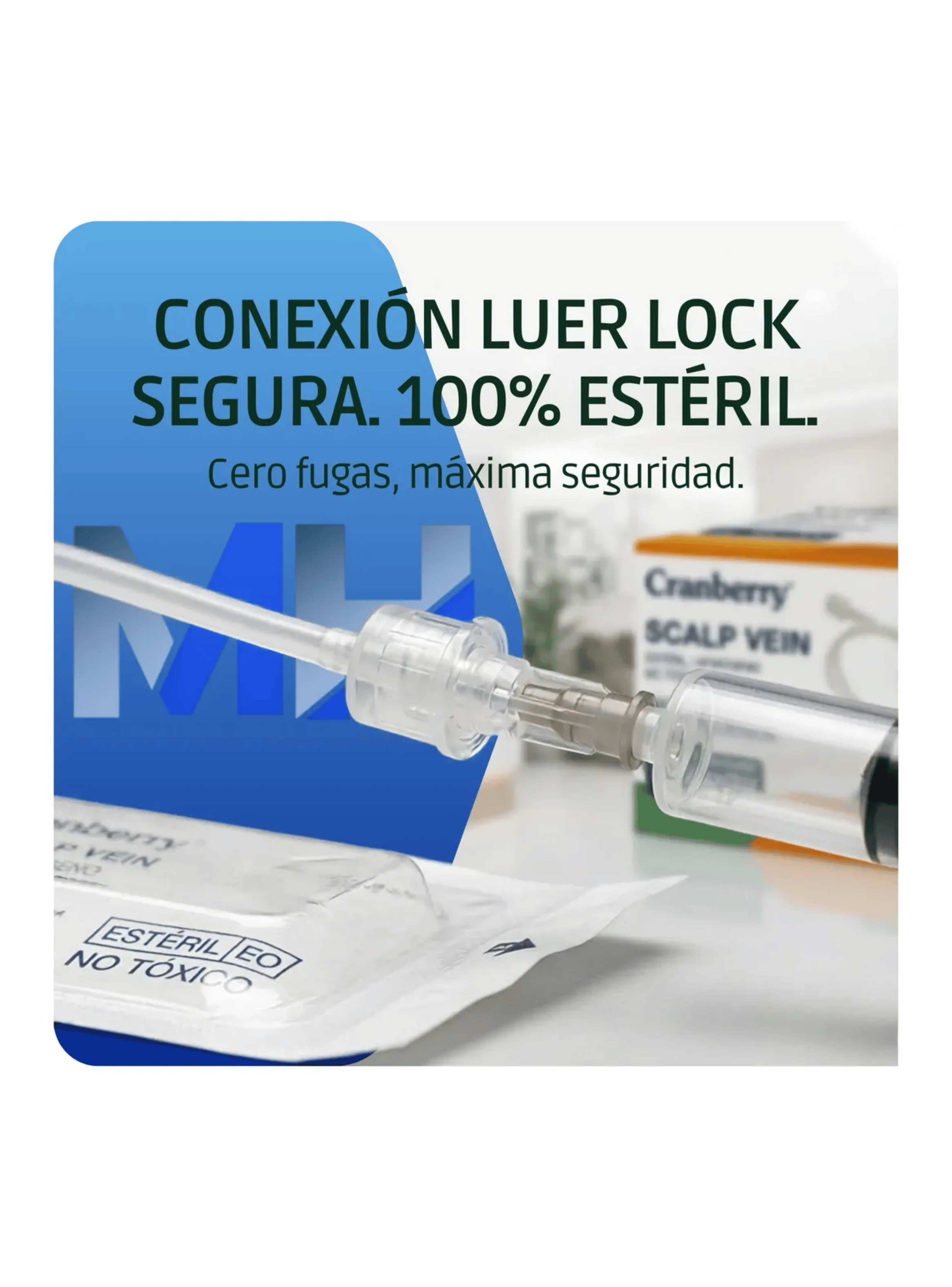 Aguja Mariposa 21g X 3 4 Cranberry Scalp Vein Pack 1000 Unidades-4