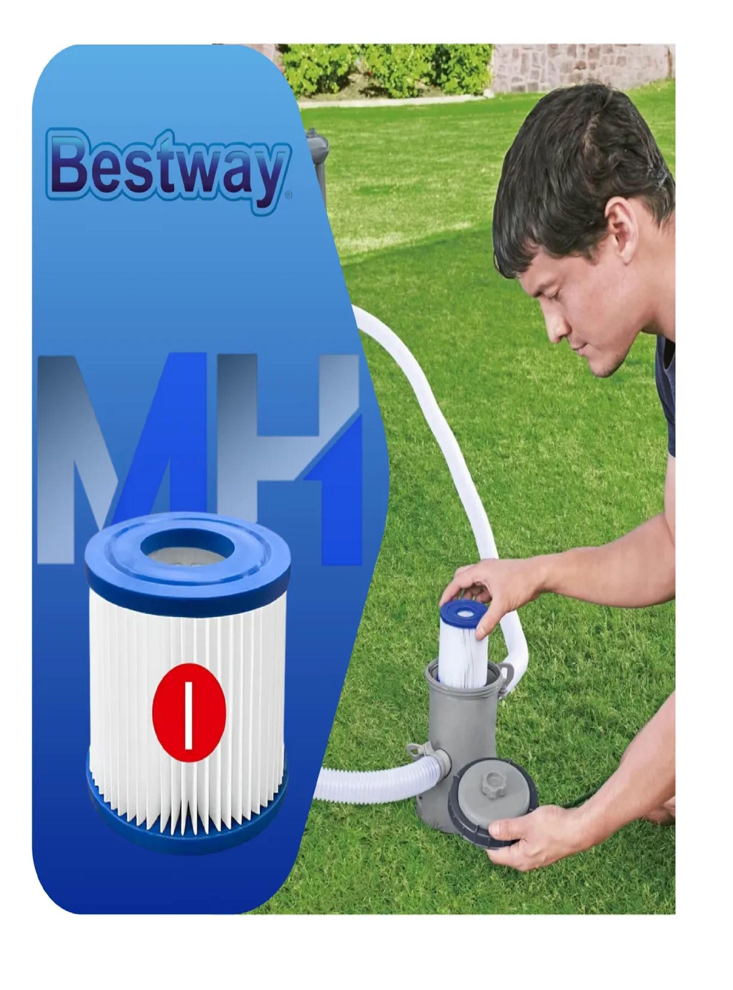 Repuesto Cartucho De Filtro Tipo I Pack 4 Un. Bestway 58093-4