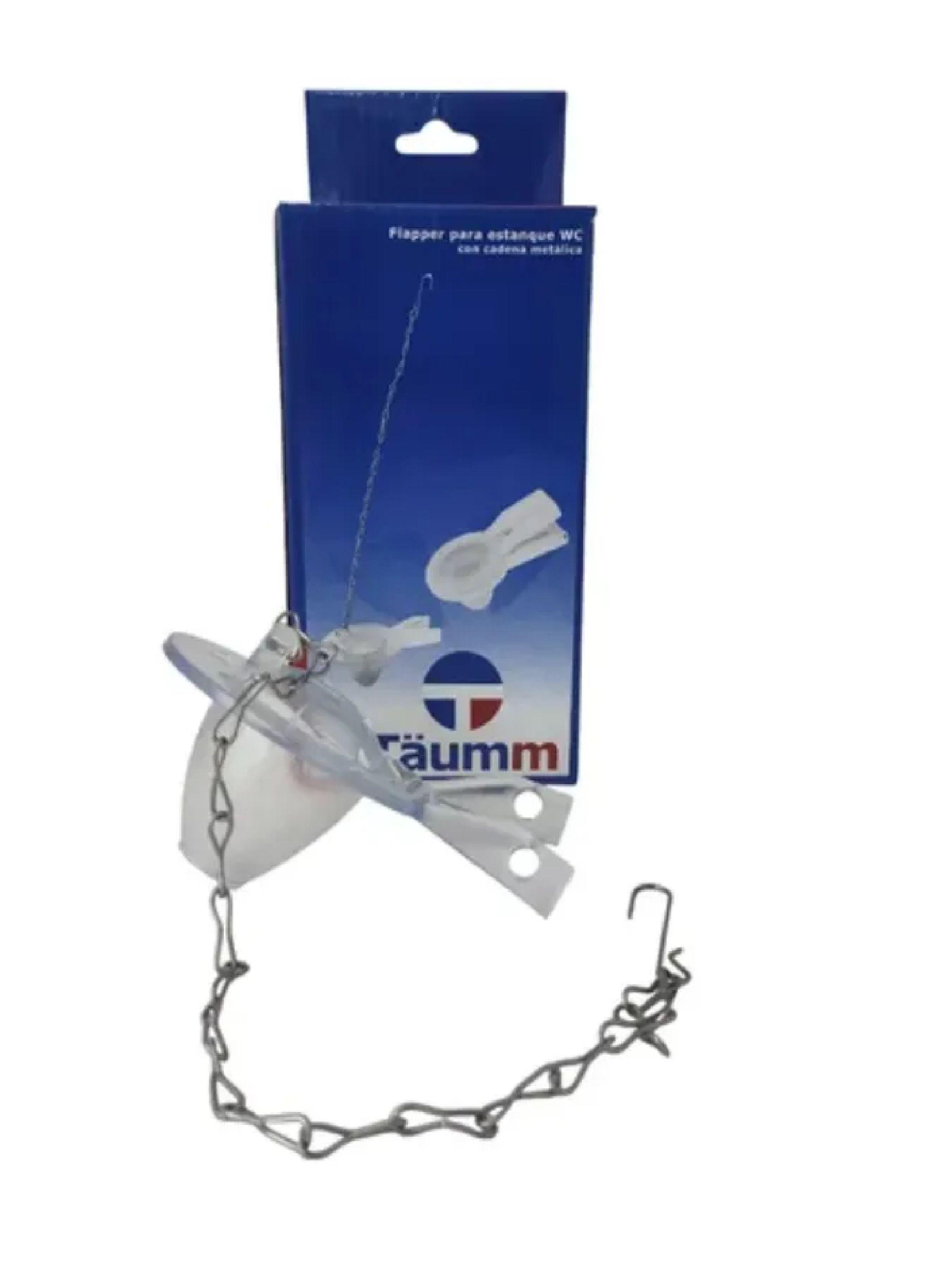 Válvula Descarga Wc Flapper Taumm Silicona Blanca-5