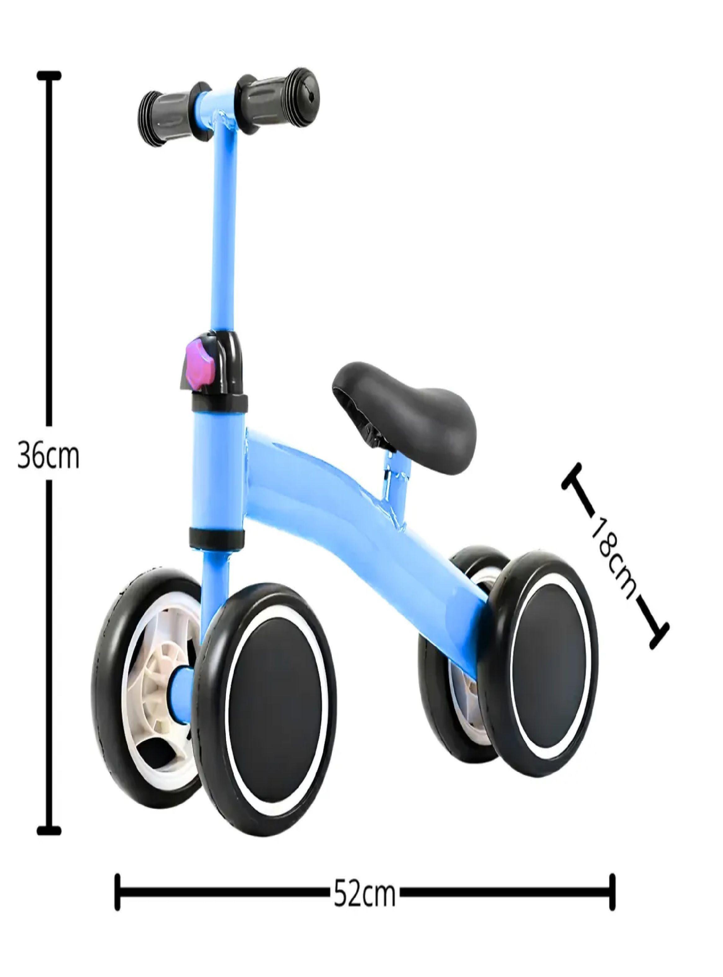Bicicleta Correpasillo Triciclo Aprendizaje Equilibrio Niños Celeste-1