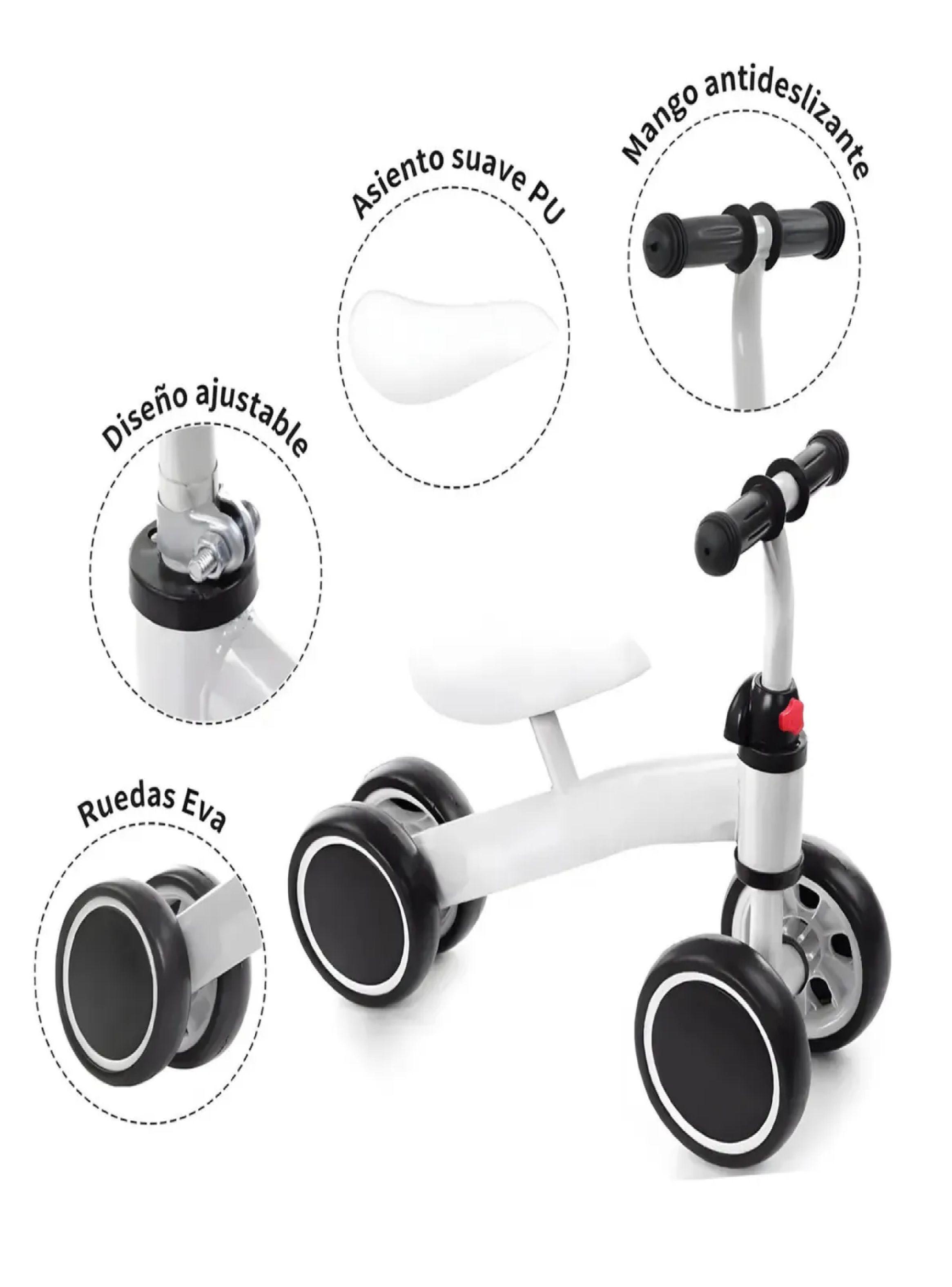 Bicicleta Correpasillo Triciclo Aprendizaje Equilibrio Niños Celeste-2