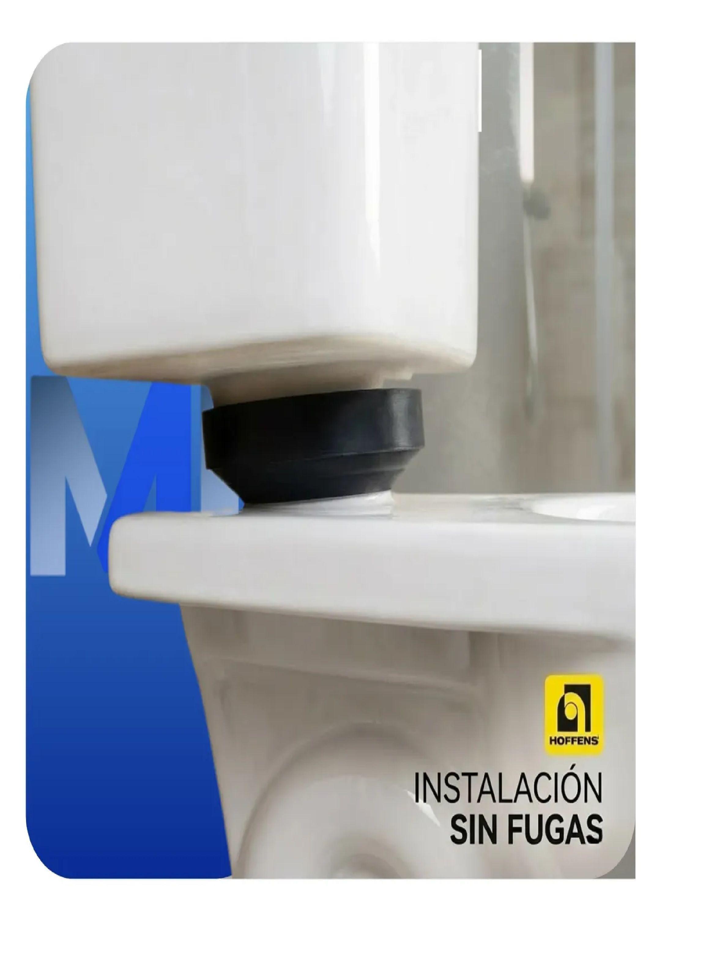 Goma Acople Estanque Taza Wc Caucho Esponja Universal Hoffen-2