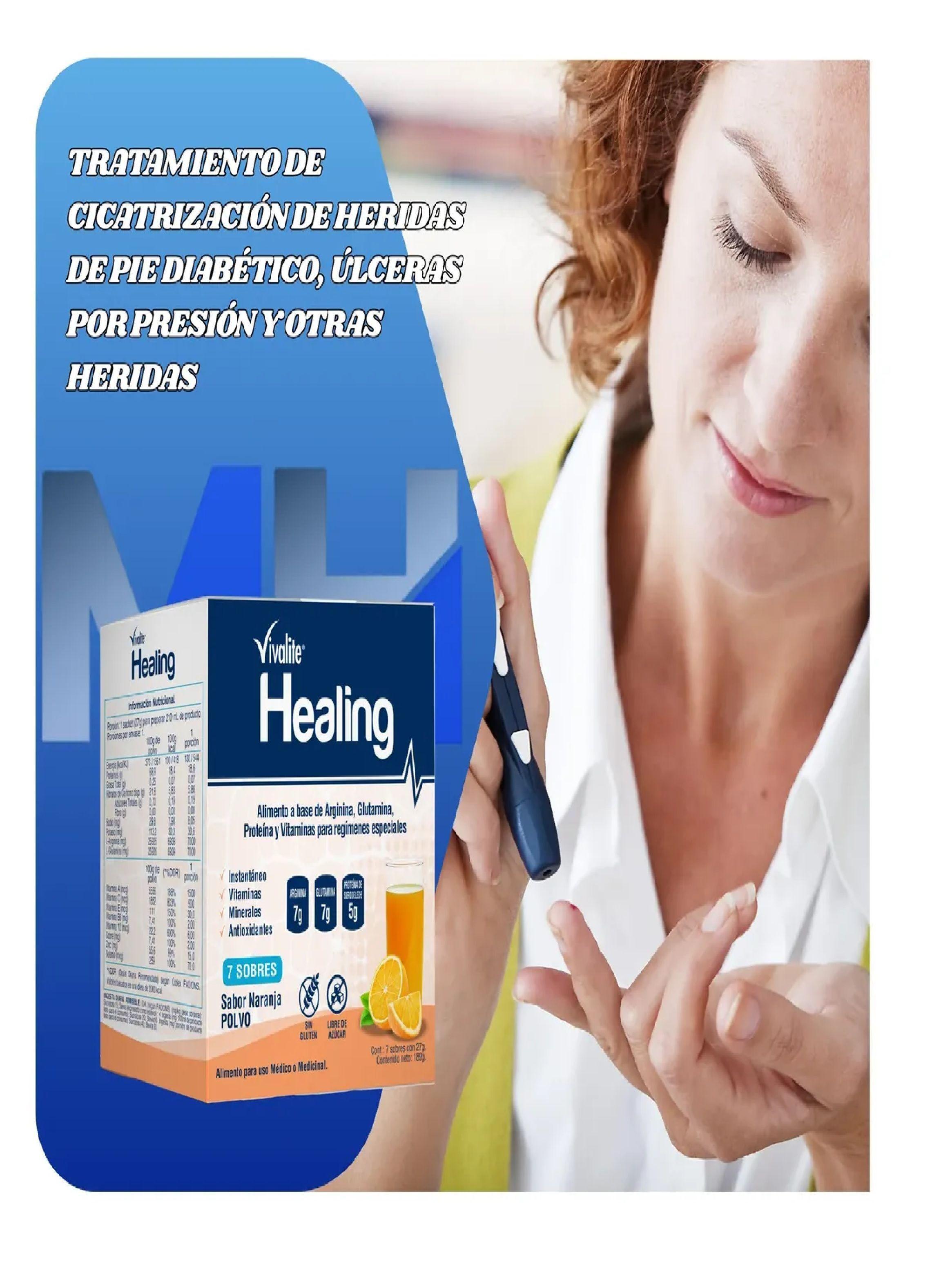 Vivalite Healing Suplemento Cicatrizacion Sobre Naranja-4