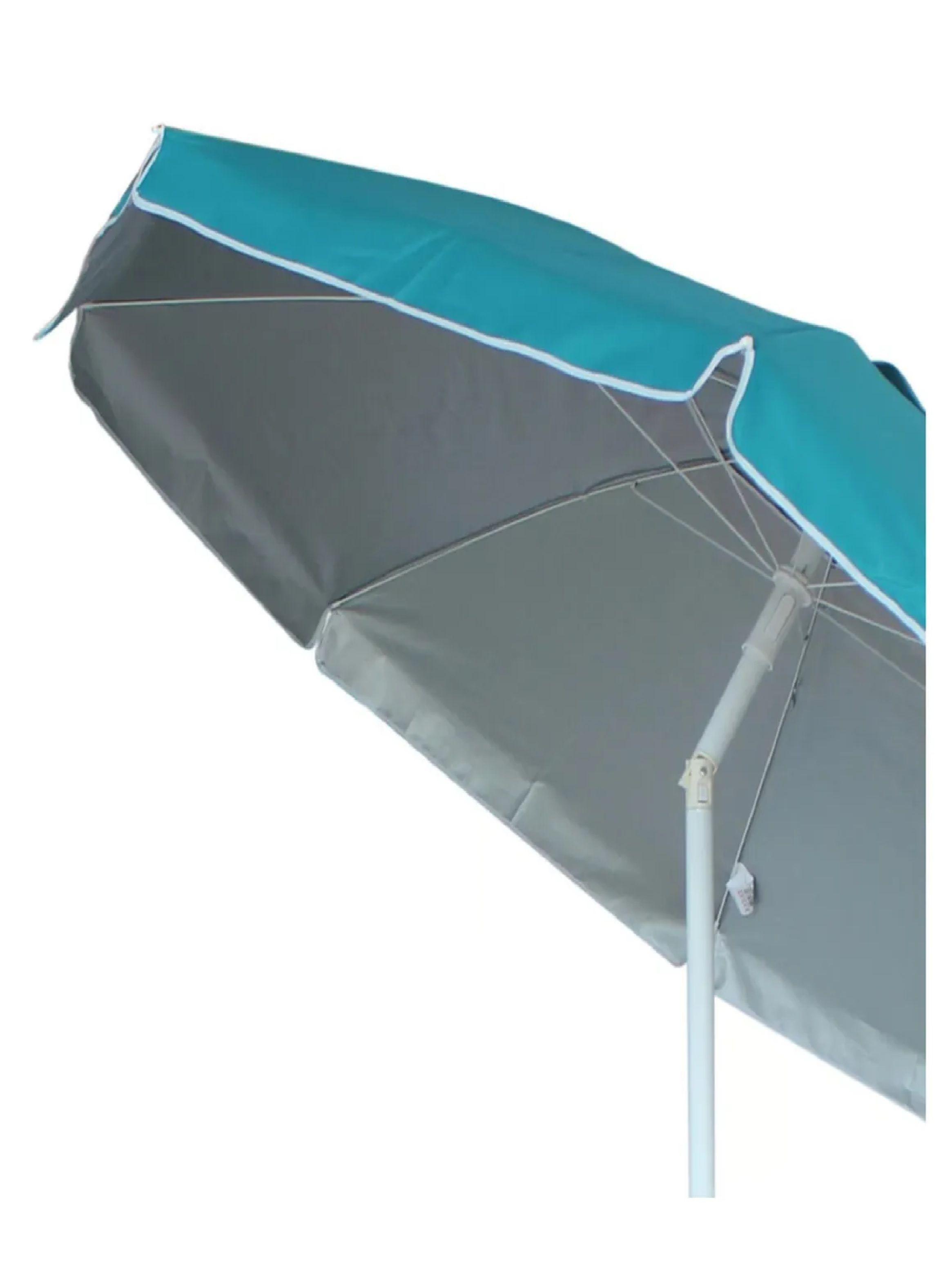 Quitasol Reclinable Uv Klimber Paraguas Verde 180cm-2