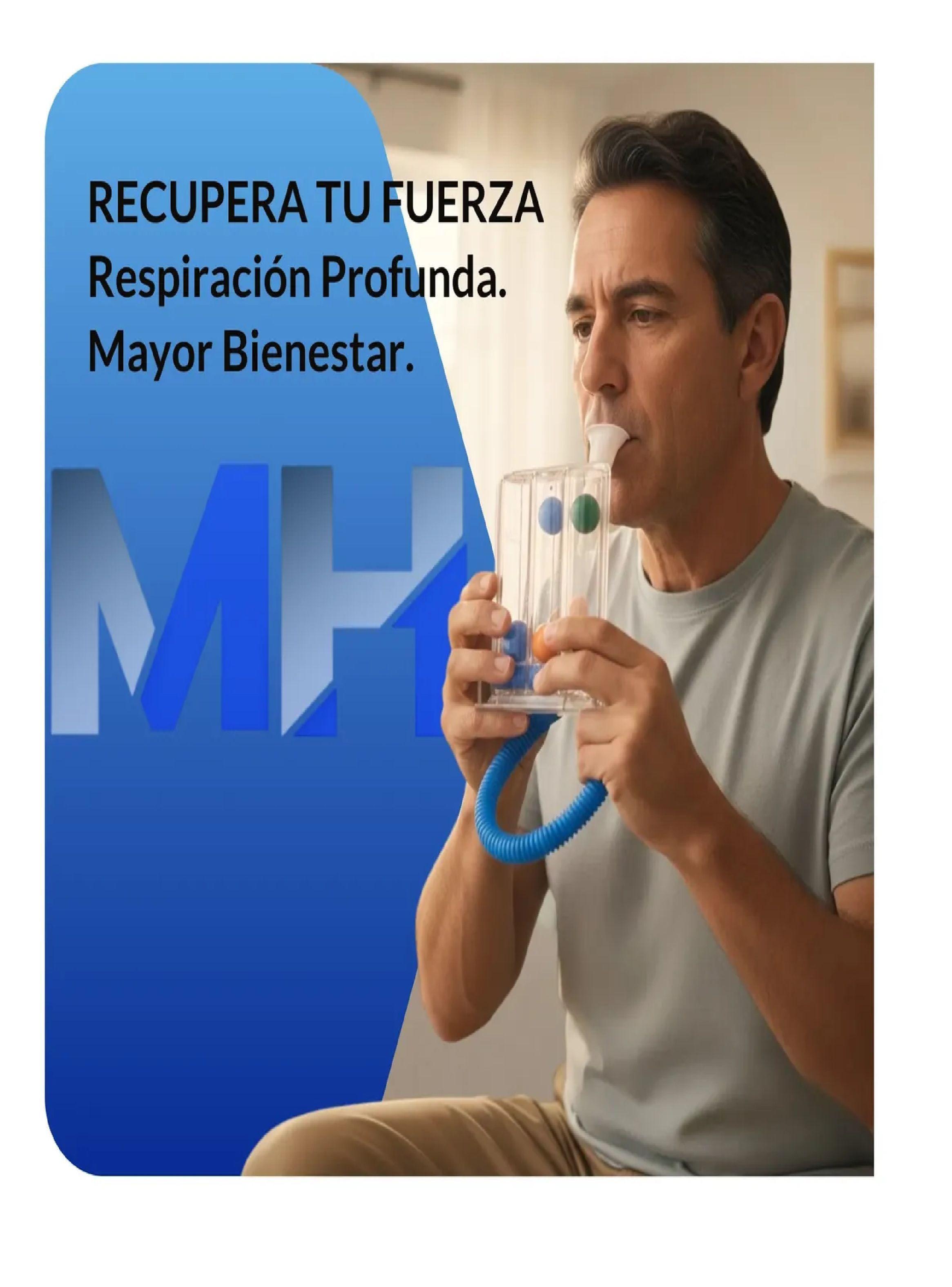 Triflo Ejercitador Pulmonar Respiratorio Espirometro Triflow-2