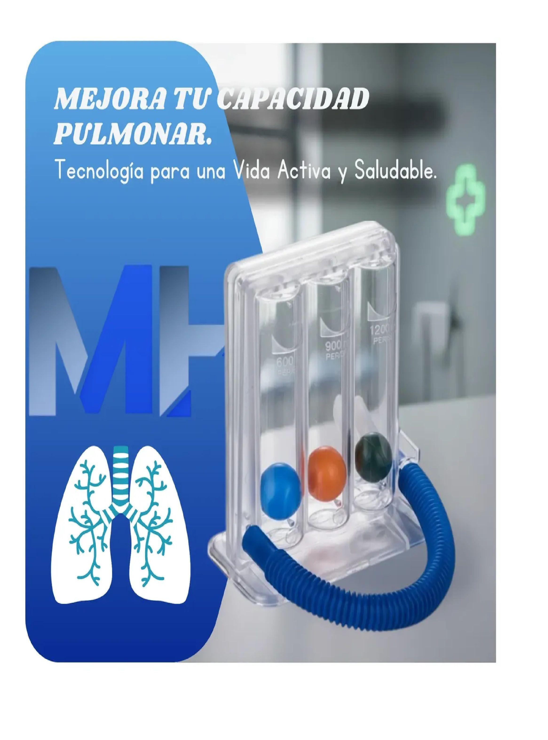 Triflo Ejercitador Pulmonar Respiratorio Espirometro Triflow-4