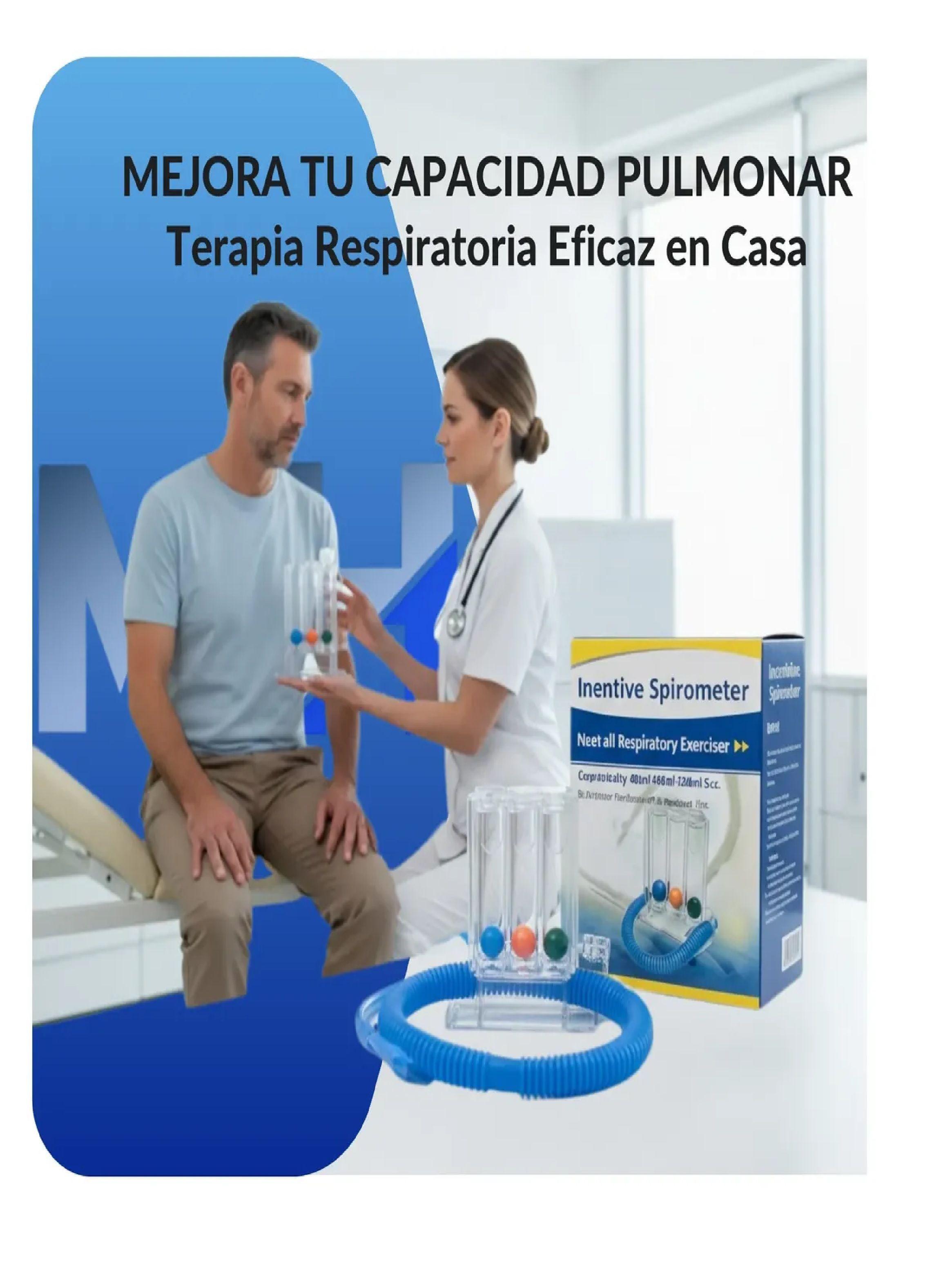 Triflo Ejercitador Pulmonar Respiratorio Espirometro Triflow-5