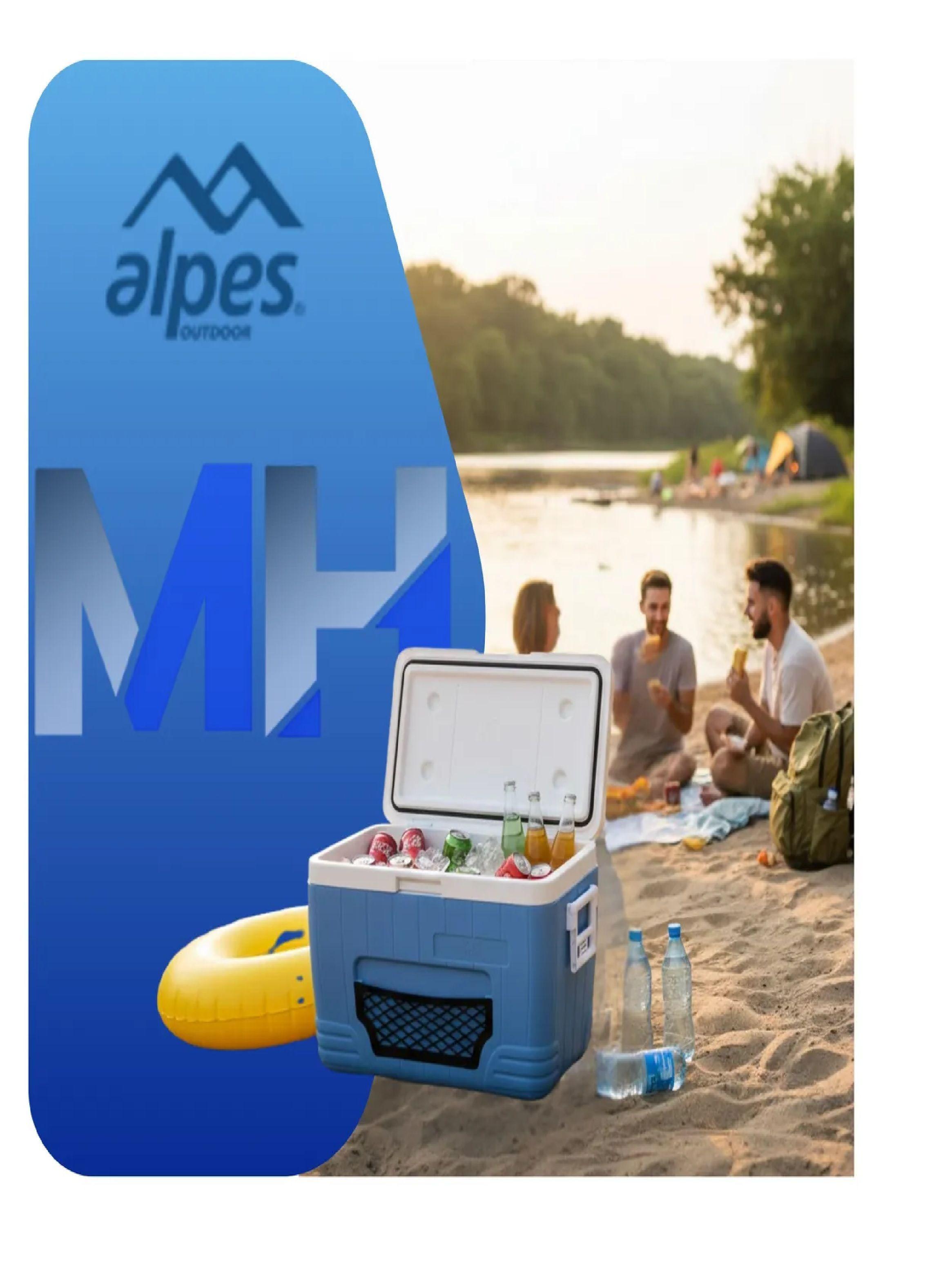 Cooler Rigido Cava Alpes 52 Litros Nevera Camping Playa-4