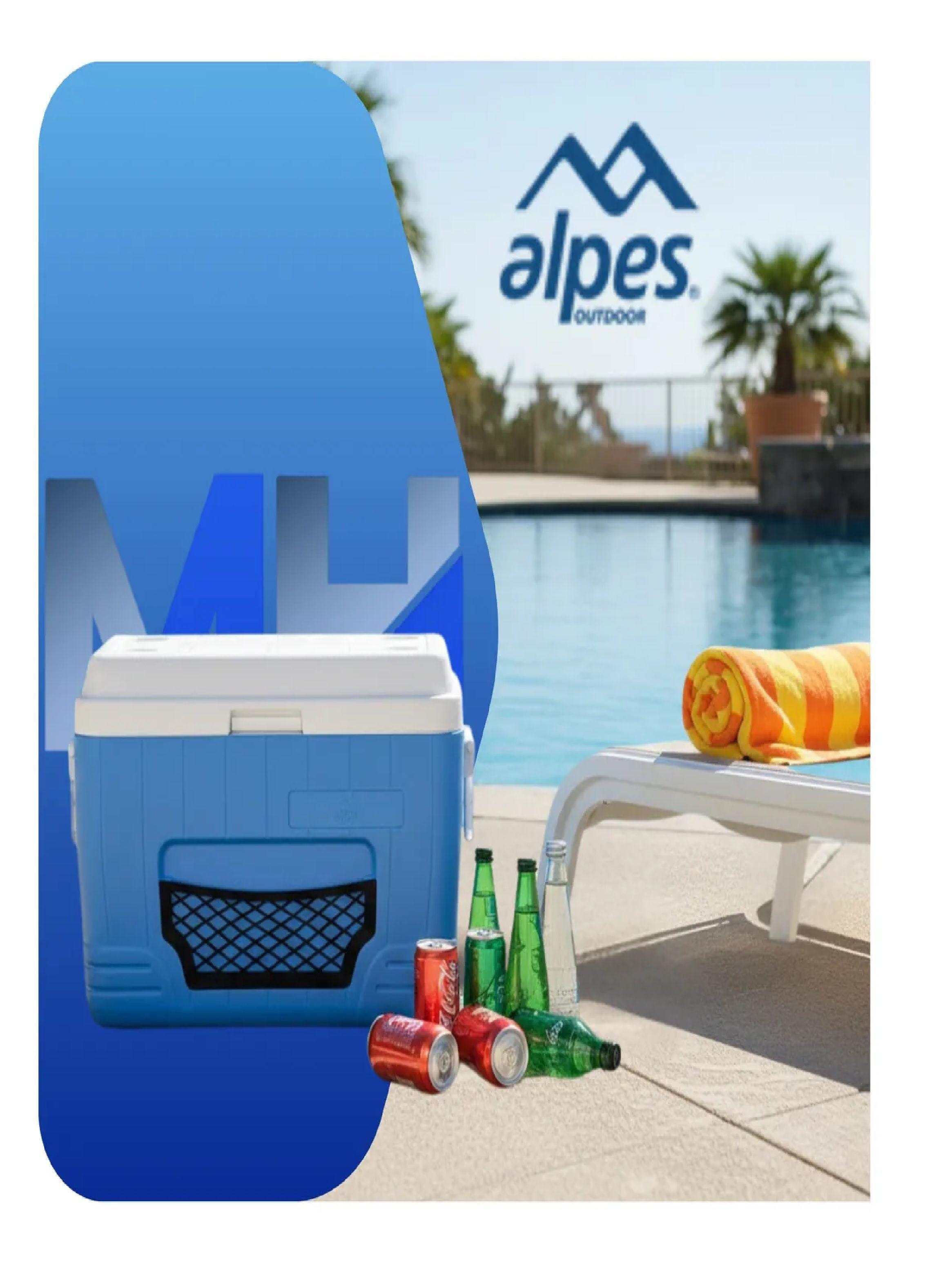 Cooler Rigido Cava Alpes 52 Litros Nevera Camping Playa-5